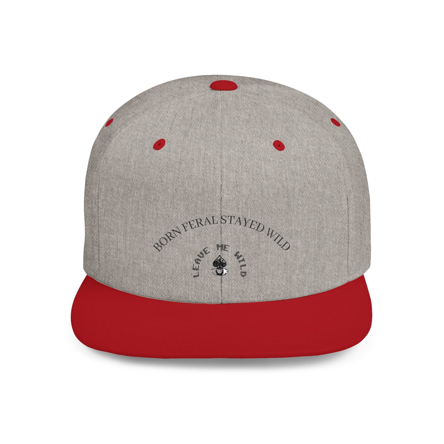 Born Free Stay Wild Flat Bill Snapback Cap | Trendy Hat, Perfect for Outdoors, Gift for Adventure Lovers, Stylish Headwear