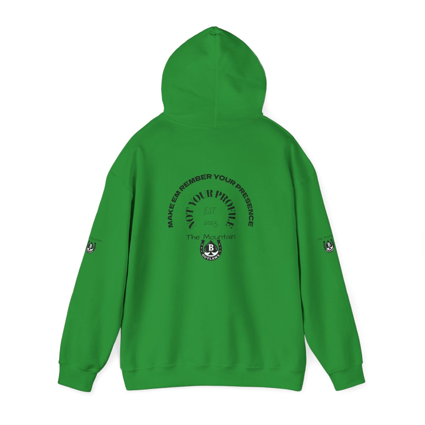 Presence Over Profile Hoodie – Mountain Outlaws Edition