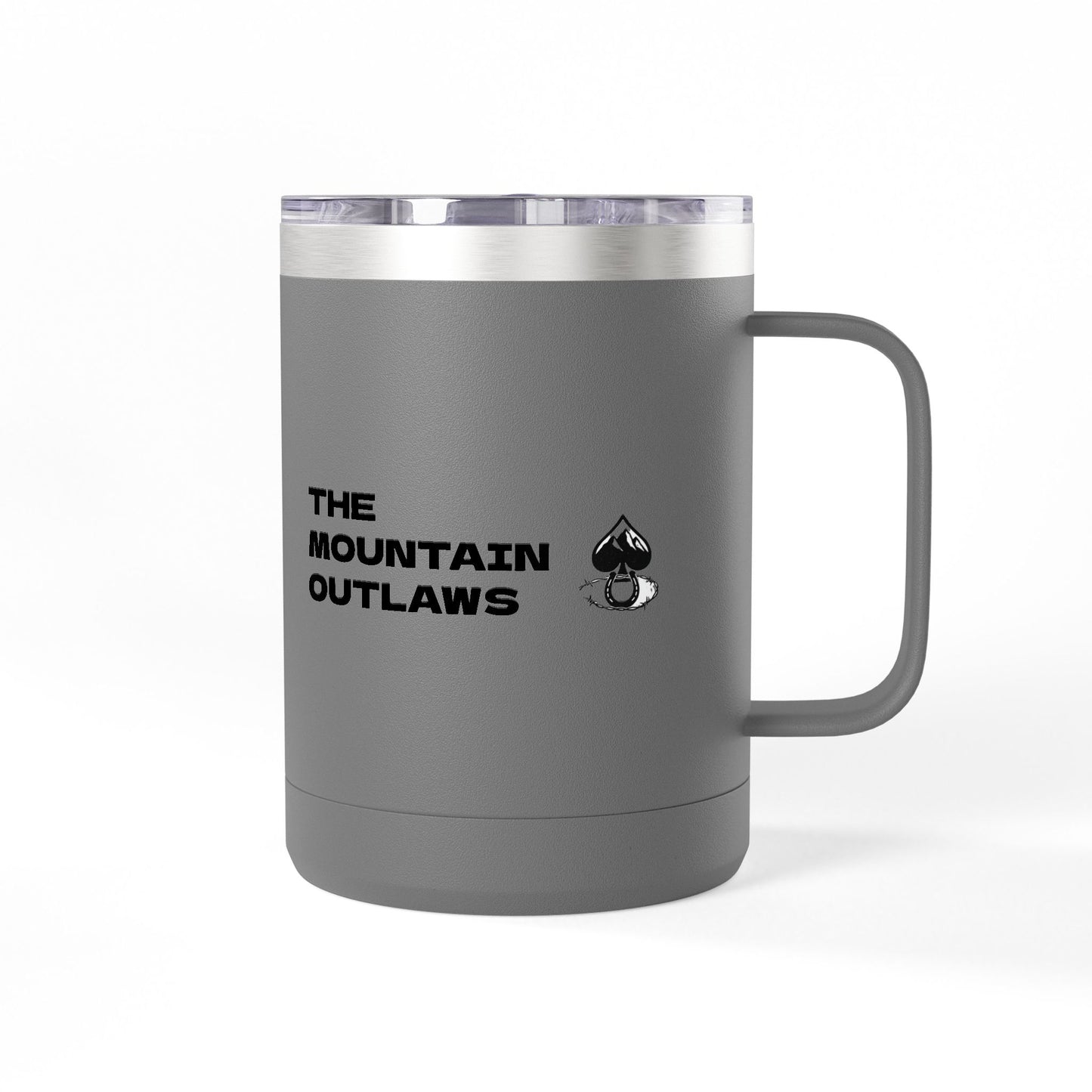 Mountain Outlaws Coffee Mug Tumbler, Perfect for Campers, Outdoorsy Gifts, Travel Mug, Adventure Lovers, Gift for Him/Her