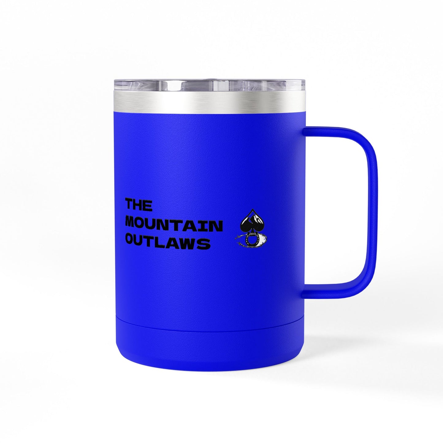 Mountain Outlaws Coffee Mug Tumbler, Perfect for Campers, Outdoorsy Gifts, Travel Mug, Adventure Lovers, Gift for Him/Her