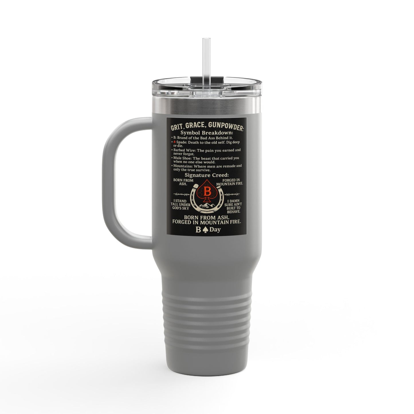 Grit. Grace. Gunpowder. — Signature Creed Mug (B Bear Day)