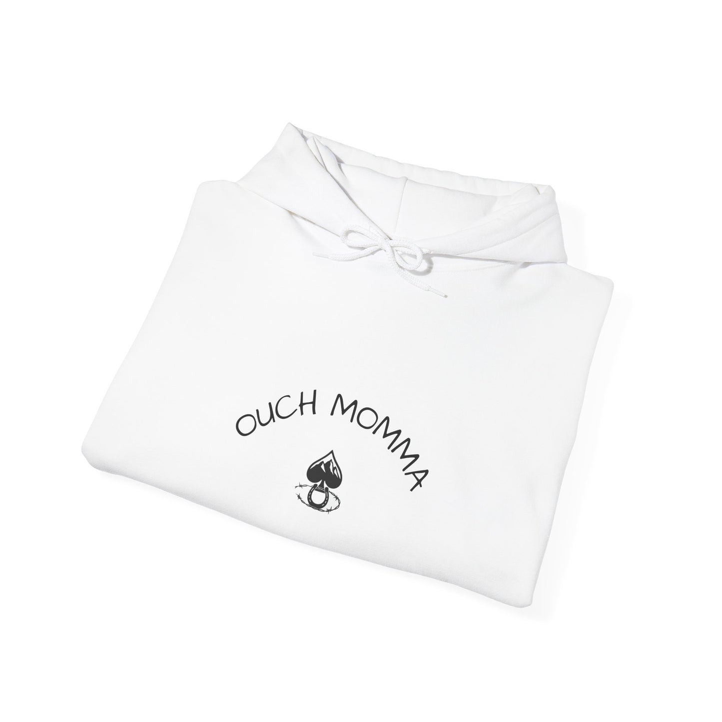 Ouch Momma Sweatshirt, Cozy Unisex Hoodie for Moms, Gift for Mother’s Day, Casual Everyday Wear, Stylish Loungewear