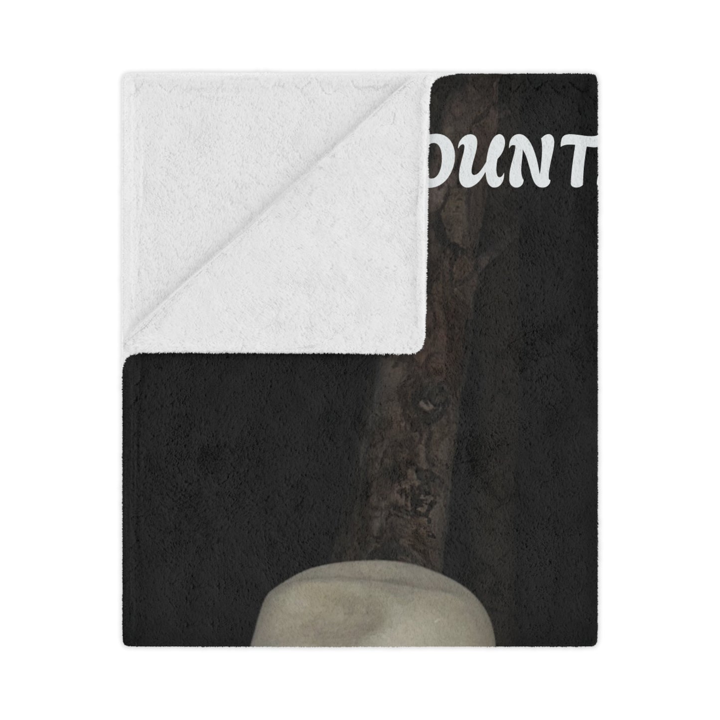 Cozy Minky Blanket for Outdoor Lovers,The Mountain Outlaws Blanket – Saddle & Lantern Edition