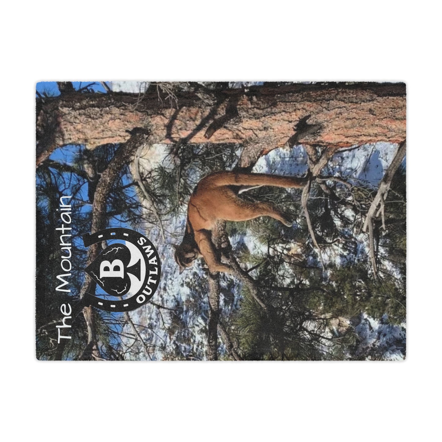 The Climb Blanket – Mountain Outlaws Tree Blood Edition