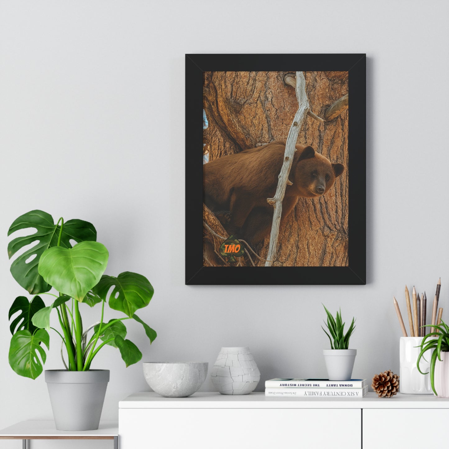 Tree Watcher – Wild Cinnamon Bear Print