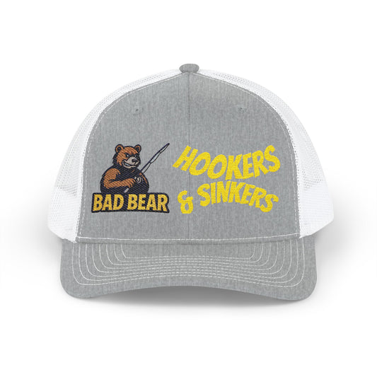 Bad Bear “Hookers & Sinkers” Trucker Hat