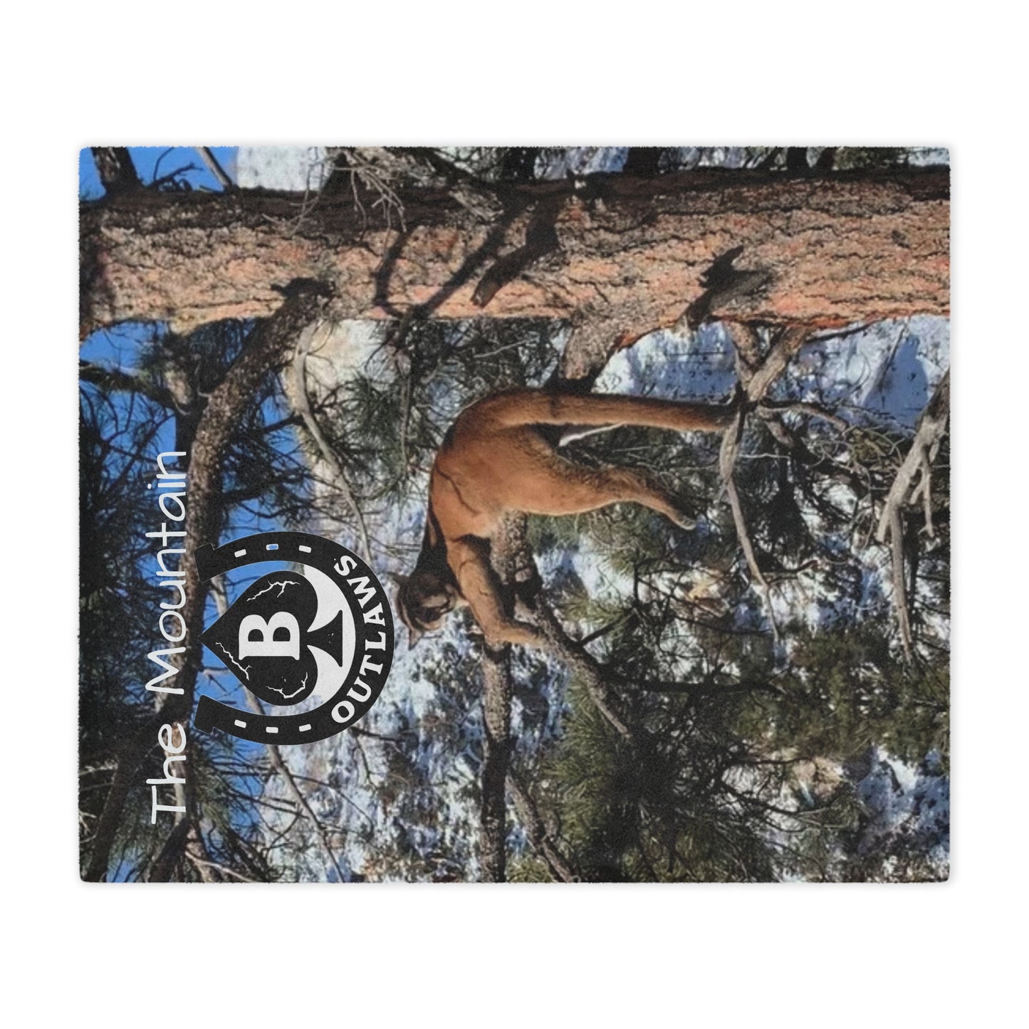 The Climb Blanket – Mountain Outlaws Tree Blood Edition