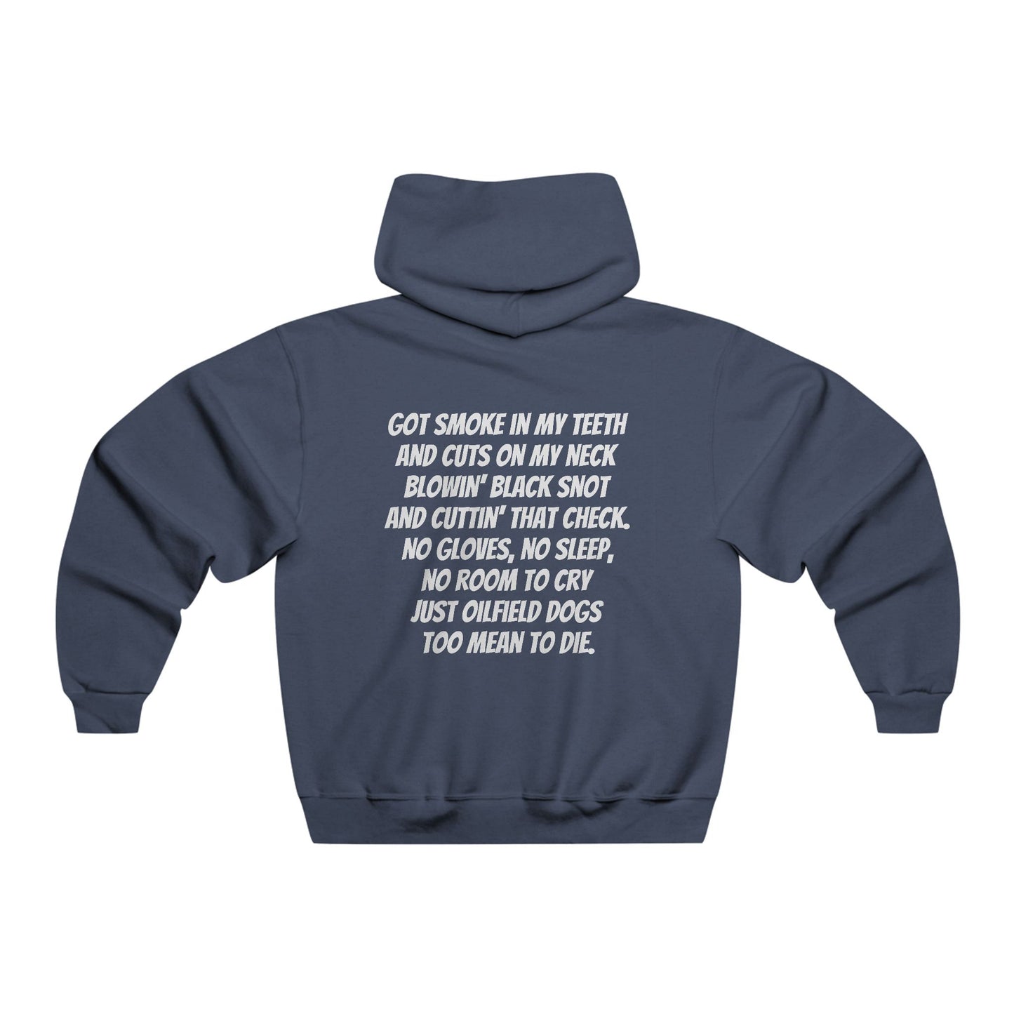 Oilfield Trash “Too Mean to Die” Skull Hoodie