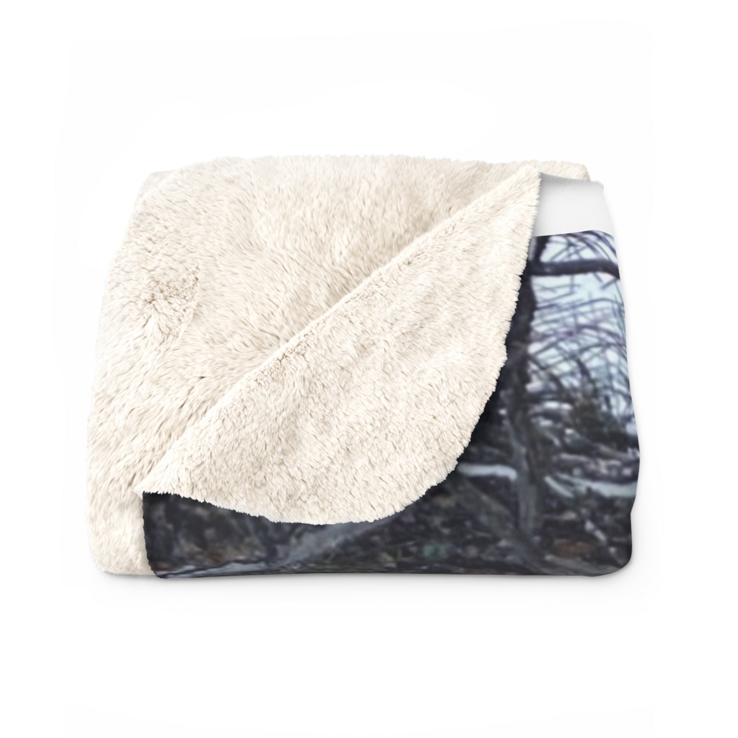 Cozy Sherpa Fleece Blanket - The Ghost Blanket – Mountain Outlaws Timber Watch