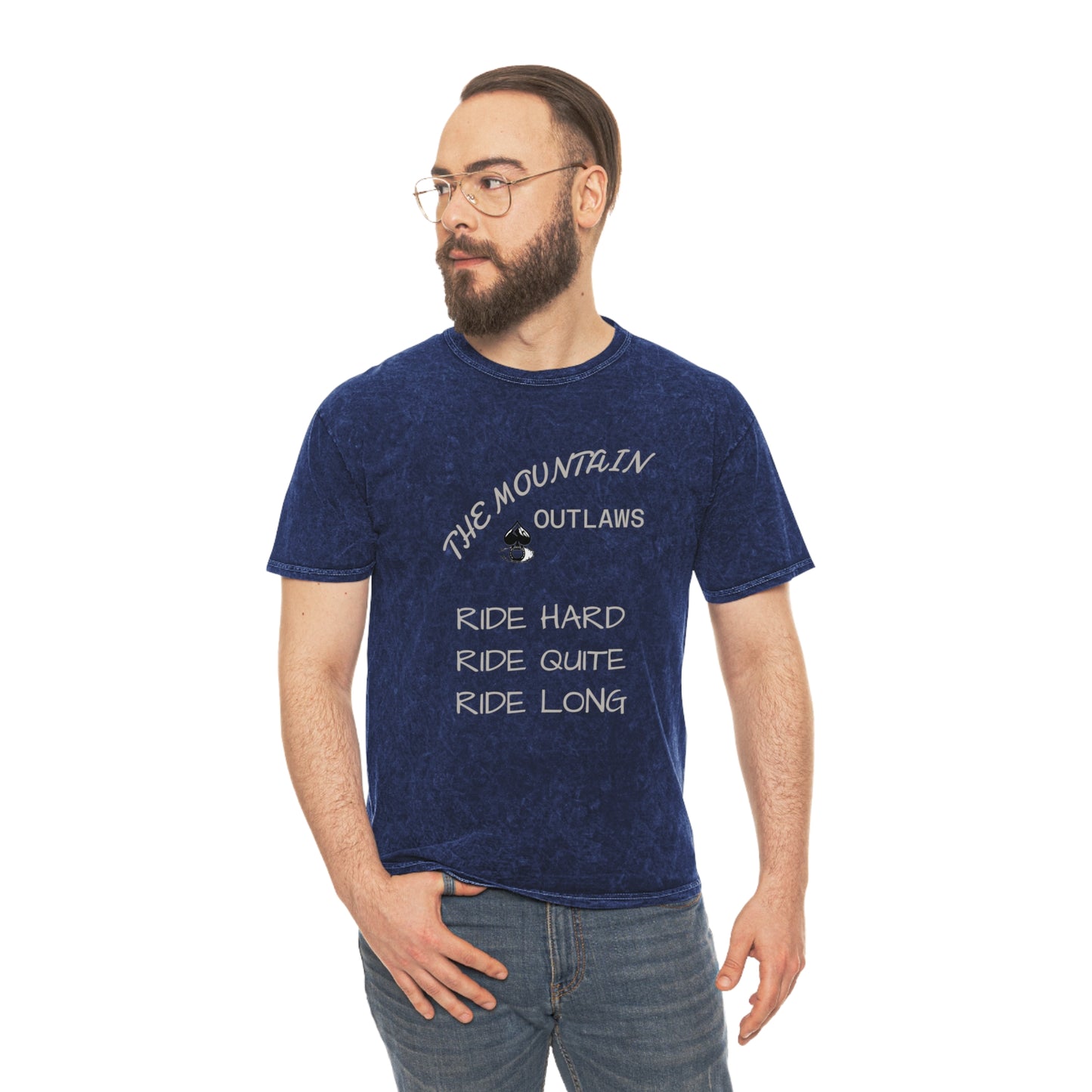 The Mountains Don’t Clap Tee – Ride Quiet. Ride Hard. Ride Long.