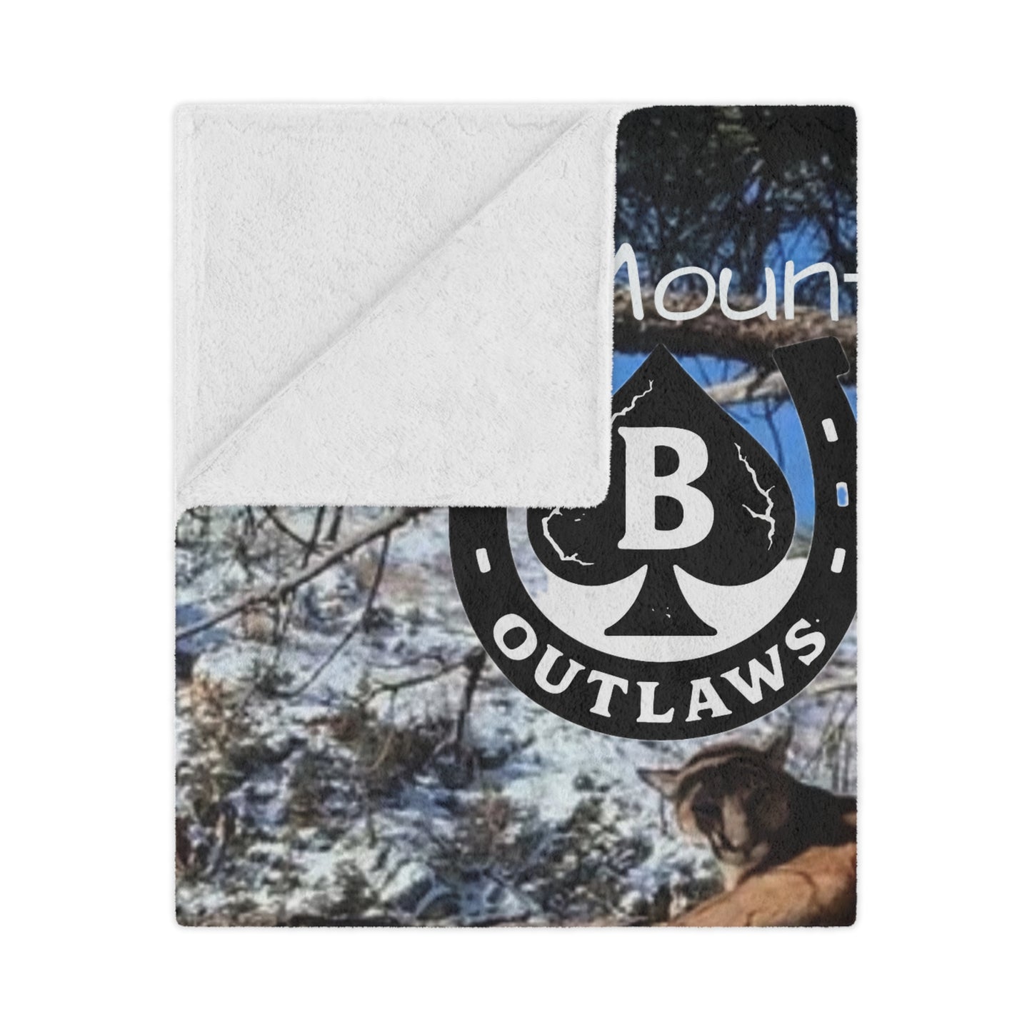 The Climb Blanket – Mountain Outlaws Tree Blood Edition