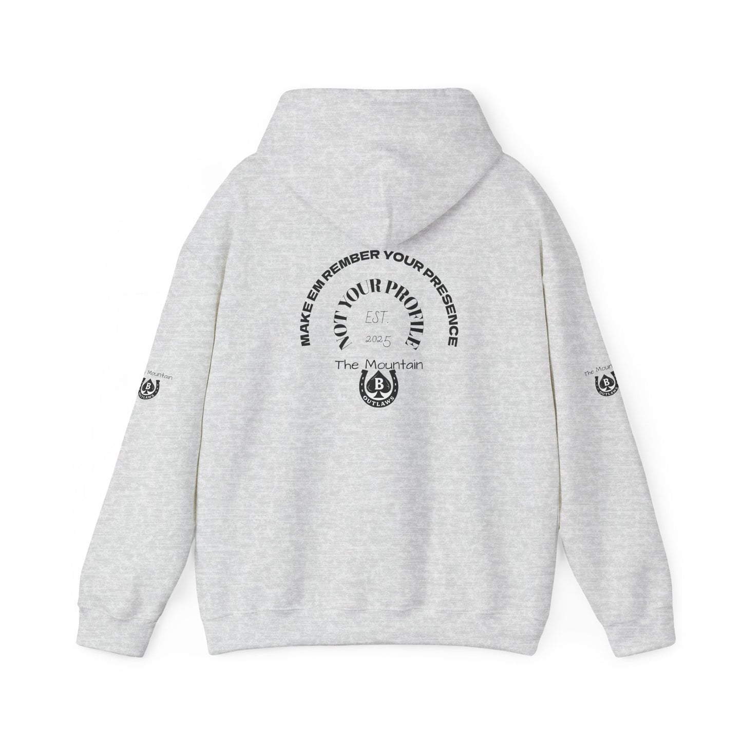 Presence Over Profile Hoodie – Mountain Outlaws Edition