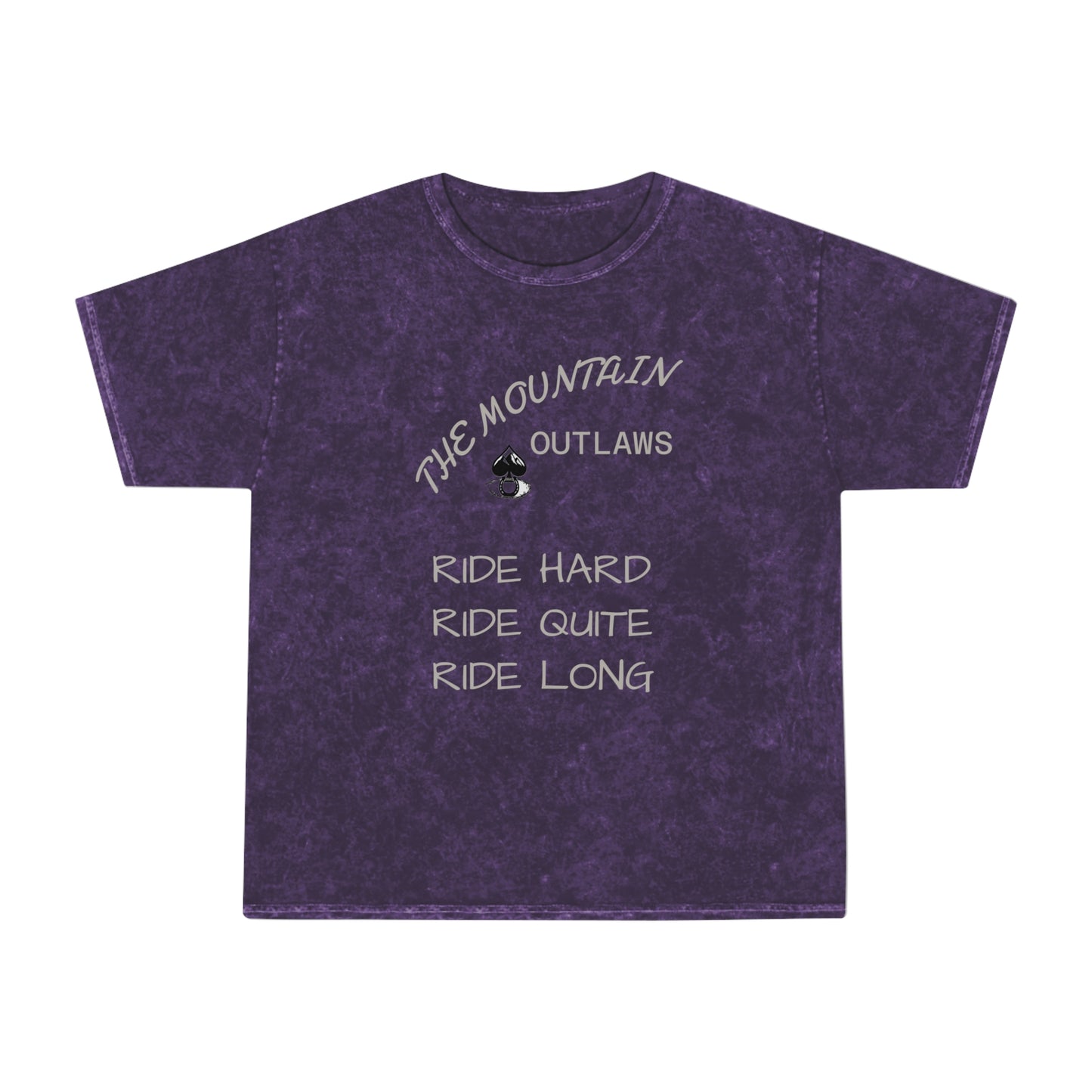 The Mountains Don’t Clap Tee – Ride Quiet. Ride Hard. Ride Long.