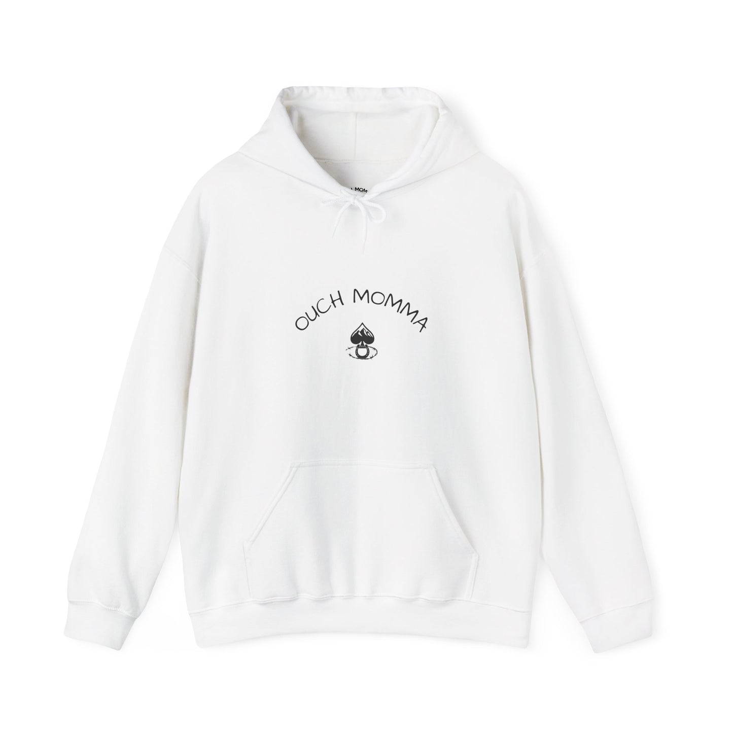 Ouch Momma Sweatshirt, Cozy Unisex Hoodie for Moms, Gift for Mother’s Day, Casual Everyday Wear, Stylish Loungewear