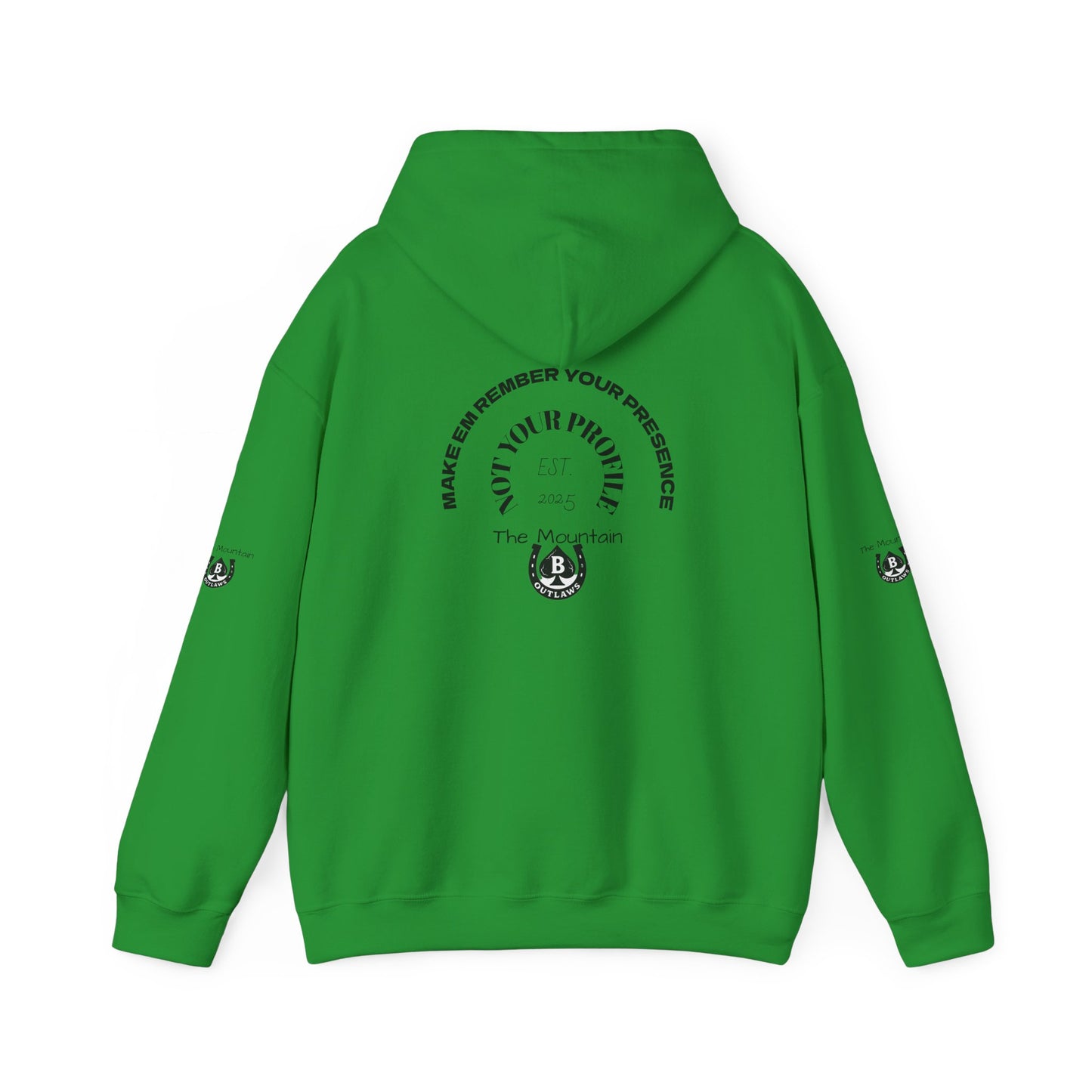 Presence Over Profile Hoodie – Mountain Outlaws Edition