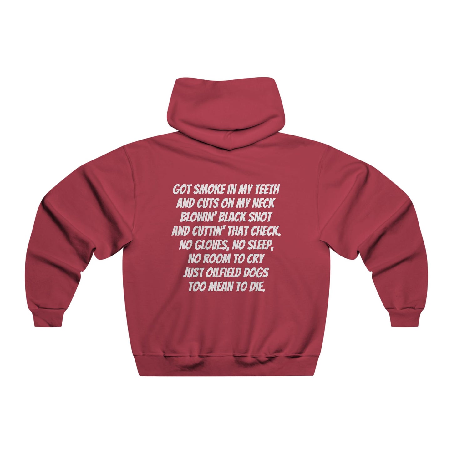 Oilfield Trash “Too Mean to Die” Skull Hoodie