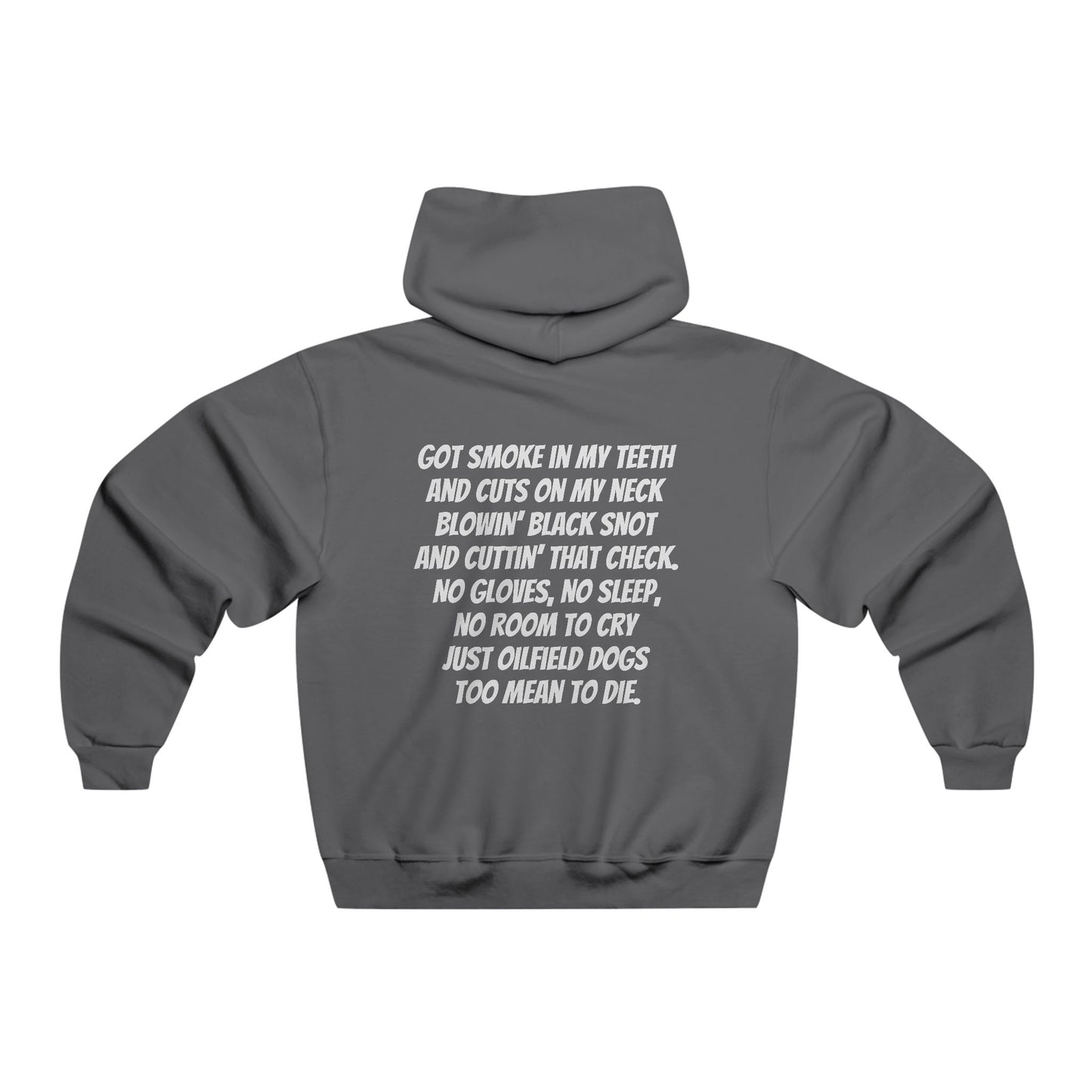Oilfield Trash “Too Mean to Die” Skull Hoodie