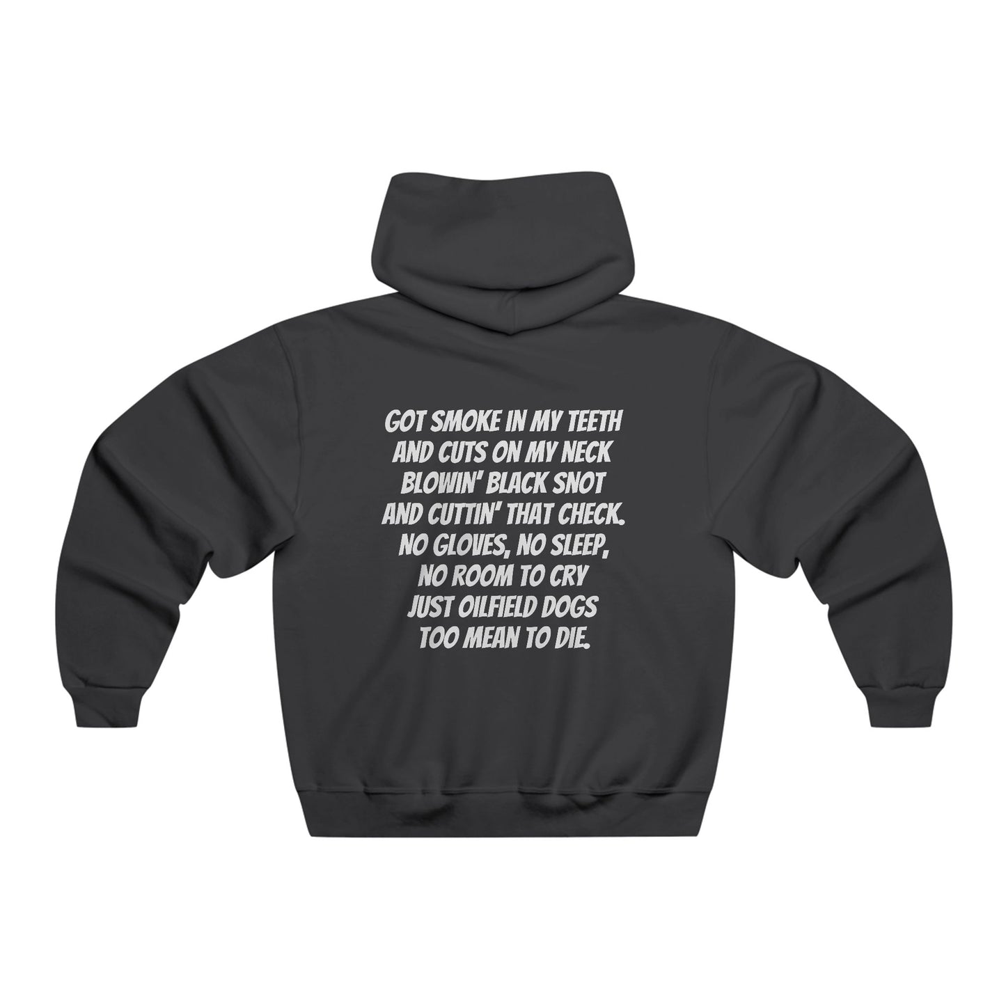 Oilfield Trash “Too Mean to Die” Skull Hoodie