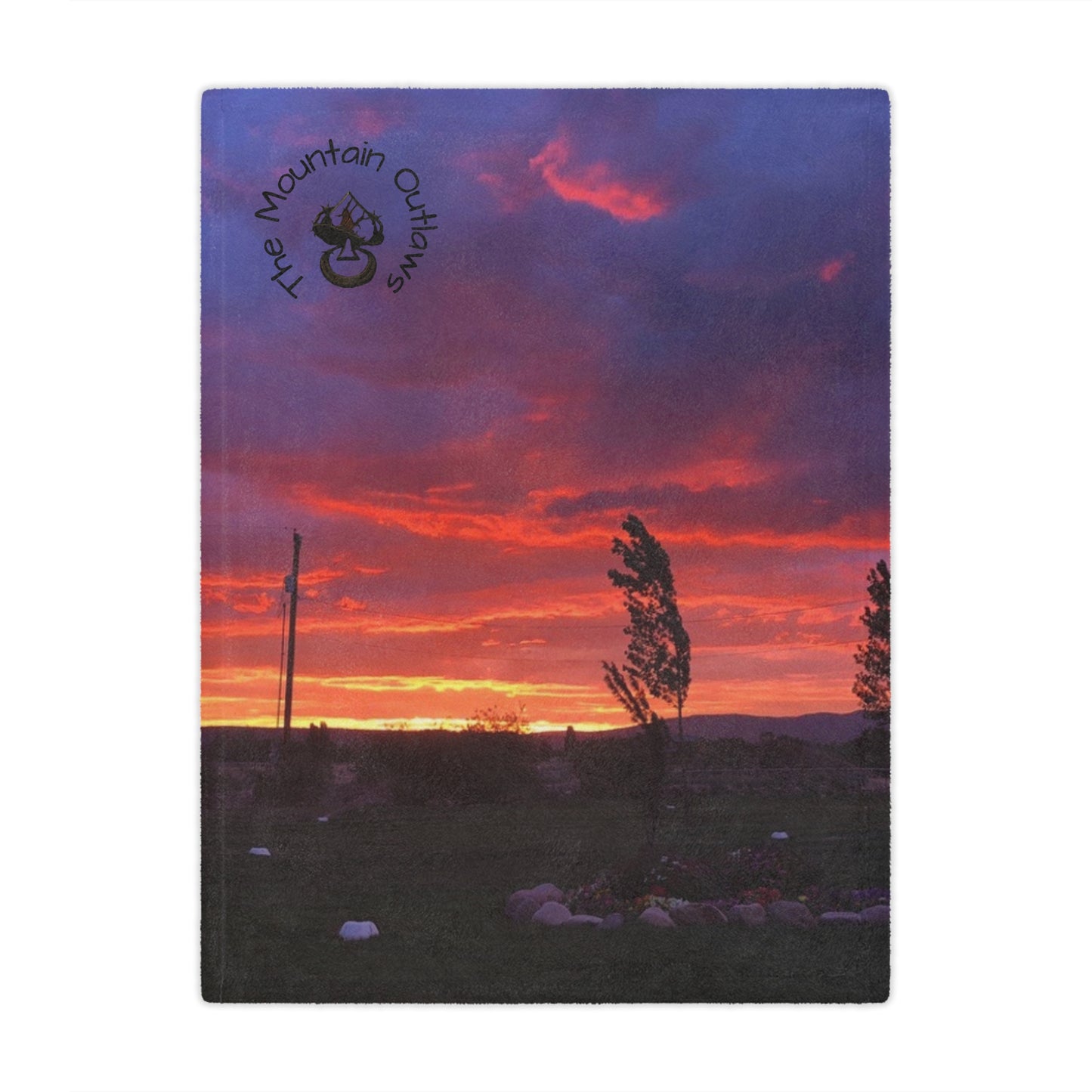 “Last Light” Western Sunset Blanket – Mountain Outlaws Gear