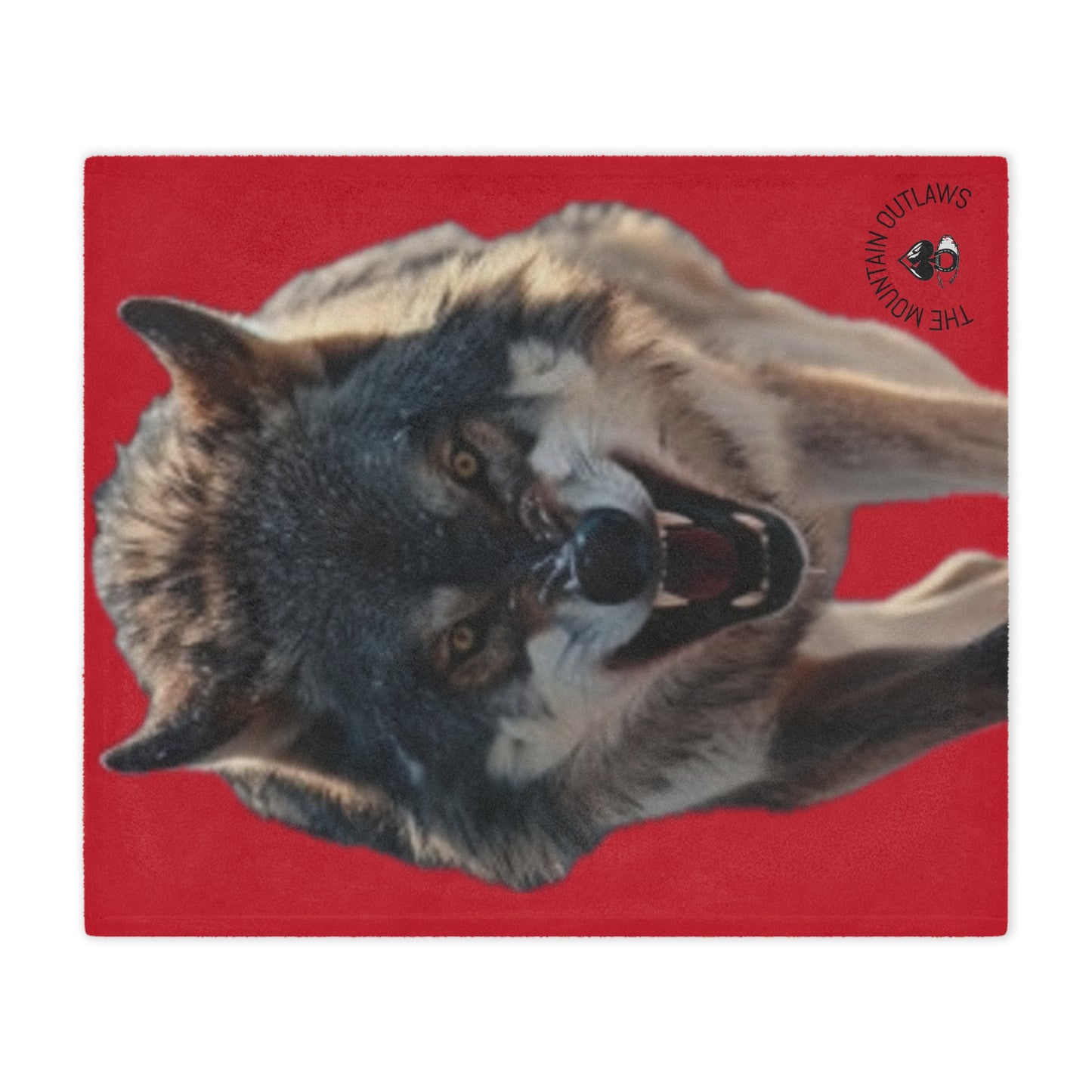The Wolf Snarl Blanket – Red Means You Bit Back