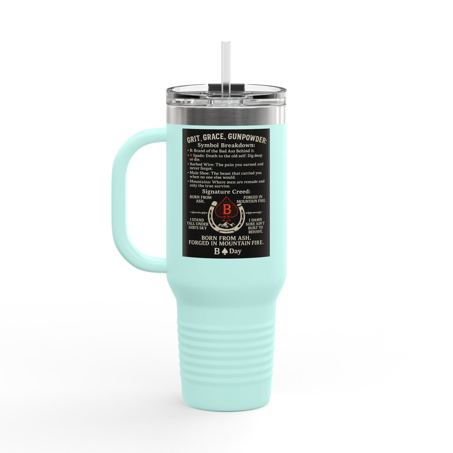 Grit. Grace. Gunpowder. — Signature Creed Mug (B Bear Day)