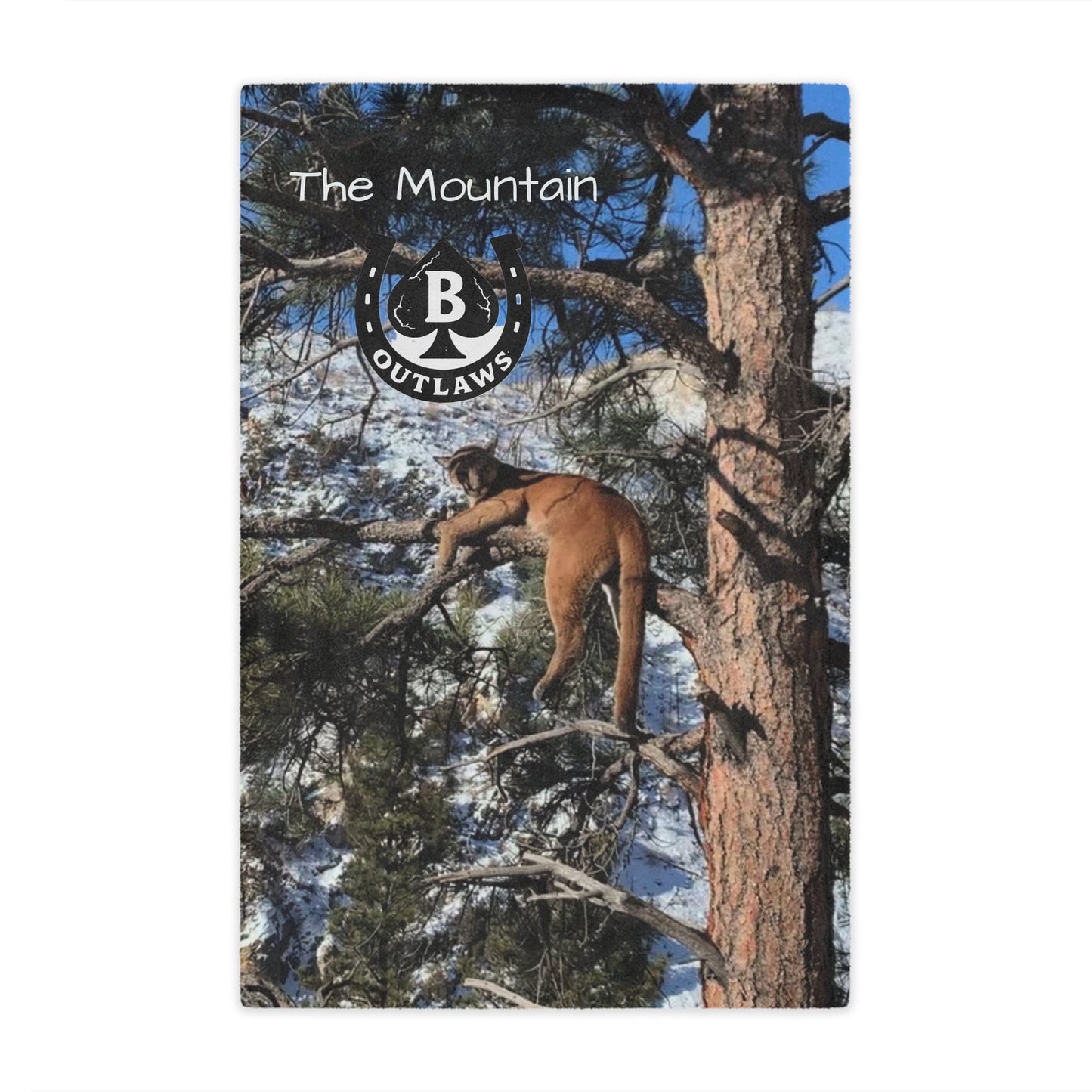 The Climb Blanket – Mountain Outlaws Tree Blood Edition