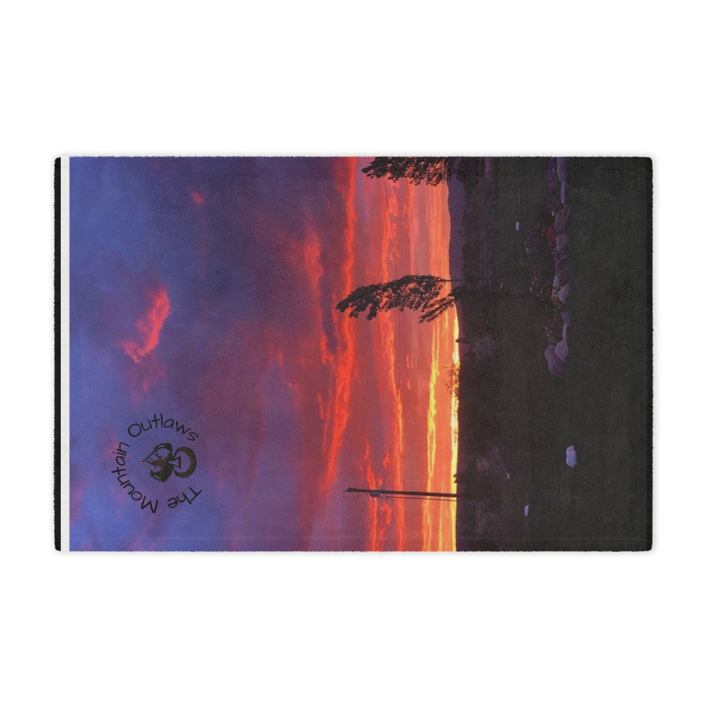 “Last Light” Western Sunset Blanket – Mountain Outlaws Gear