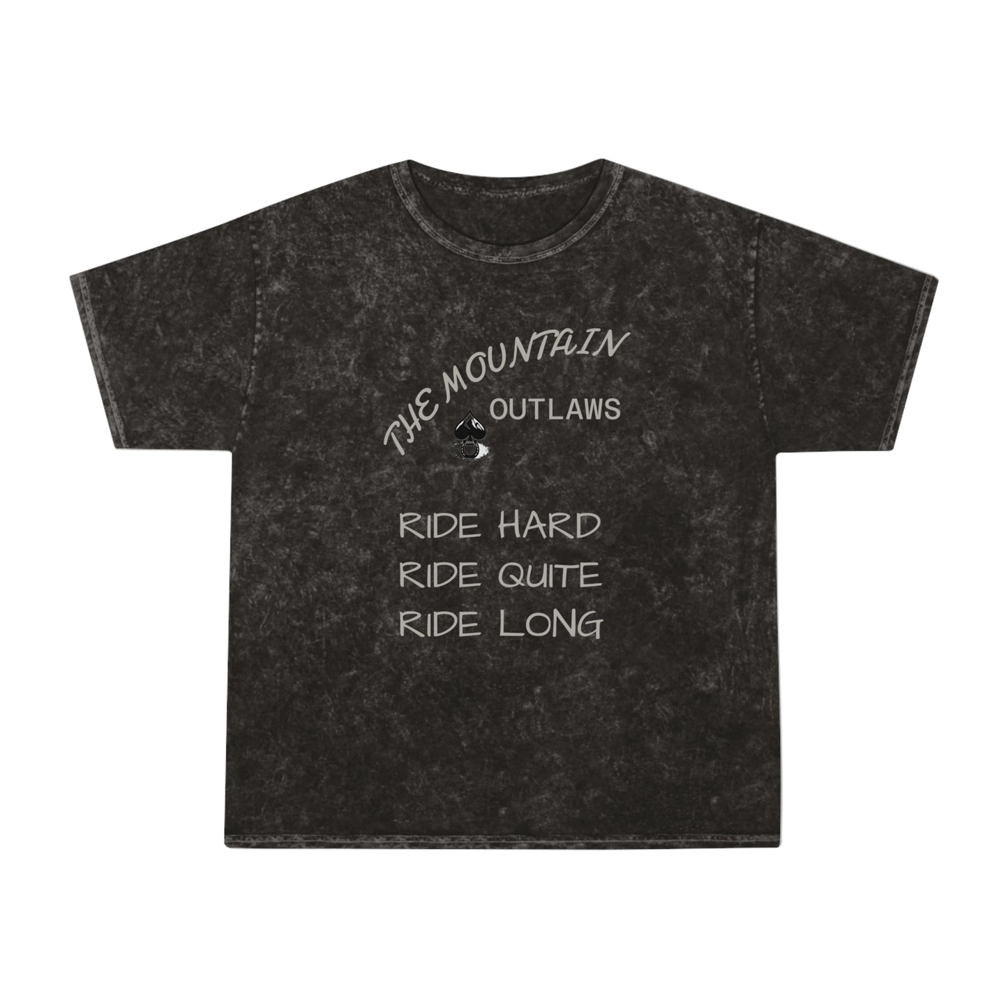 The Mountains Don’t Clap Tee – Ride Quiet. Ride Hard. Ride Long.