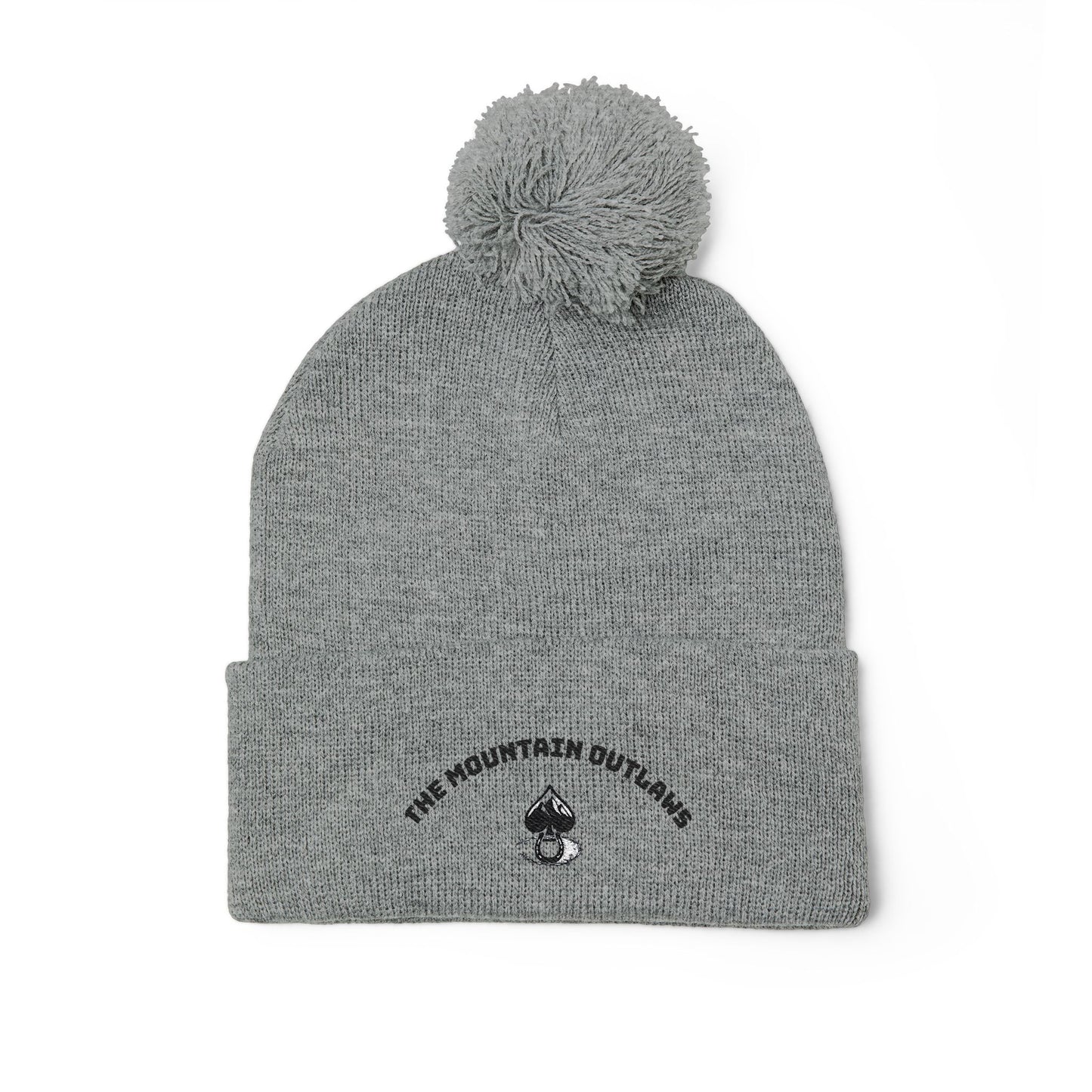 Cozy Pom-Pom Knit Cap, Winter Beanie, Embroidered Hat, Cute Knit Cap, Trendy Winter Accessory, Perfect Gift for Him/Her