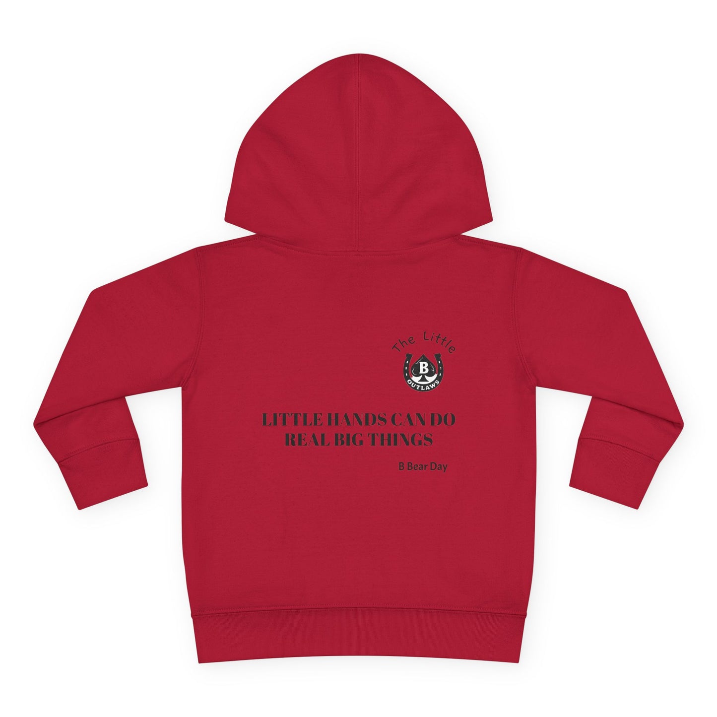 Little Hands Big Things Hoodie – Little Outlaws Blue Edition