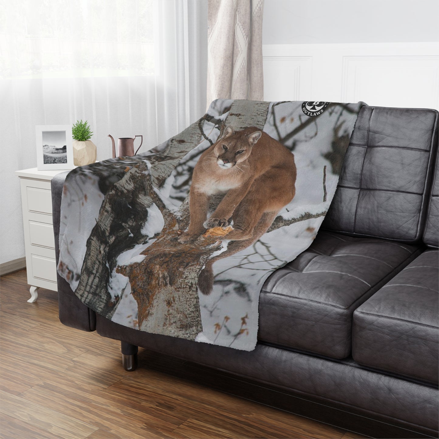 Cozy Wildlife Minky Blanket - The Still Blanket – Mountain Outlaws Bed-line Apex