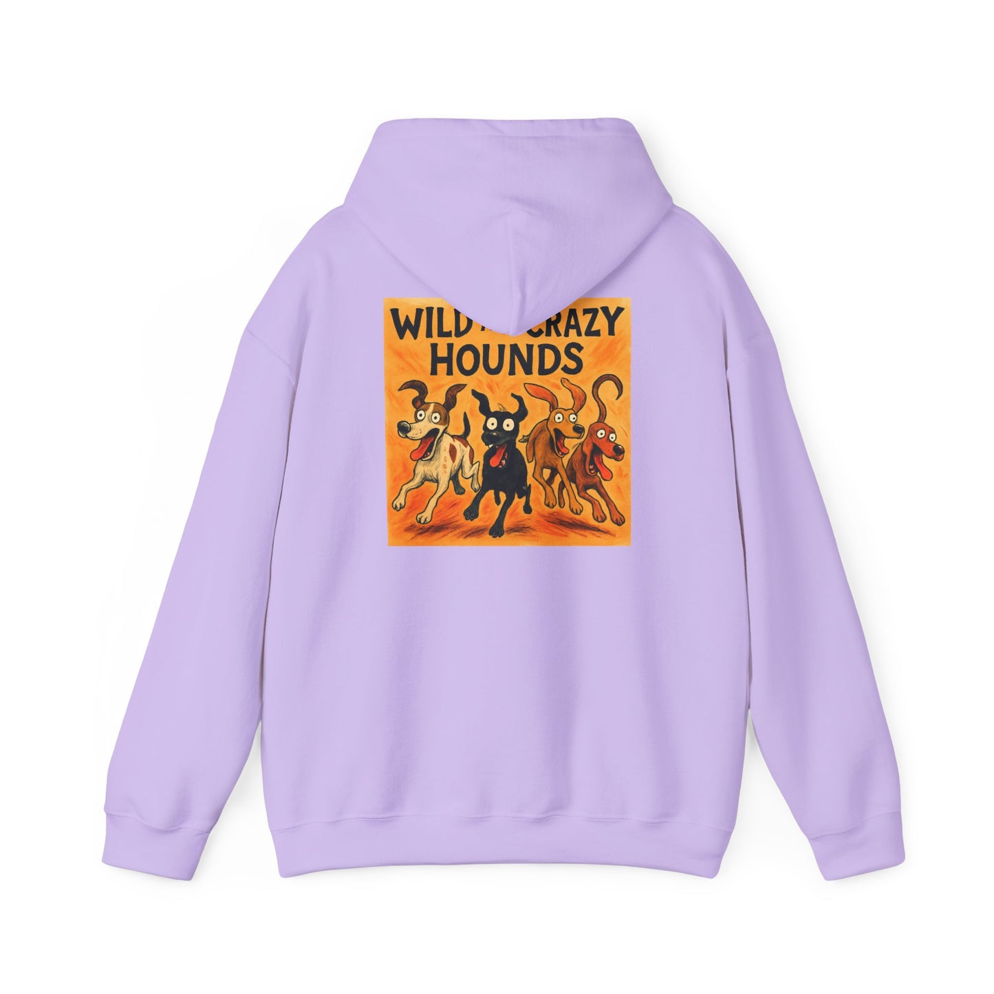 Wild & Crazy Hounds Hoodie - Unisex Sweatshirt for Dog Lovers, Funny Pet Gift, Cozy Casual Wear, Great for Gifts & Celebrations