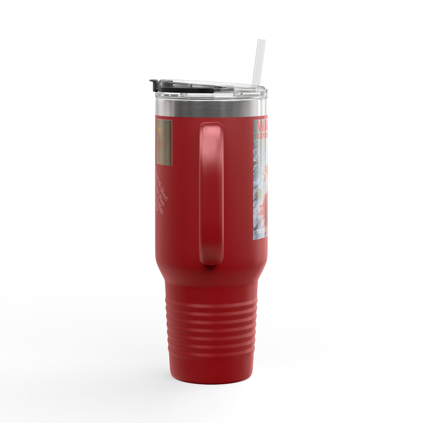 Truth, Blood & Hounds - 40oz, Motivational Quote Travel Cup,