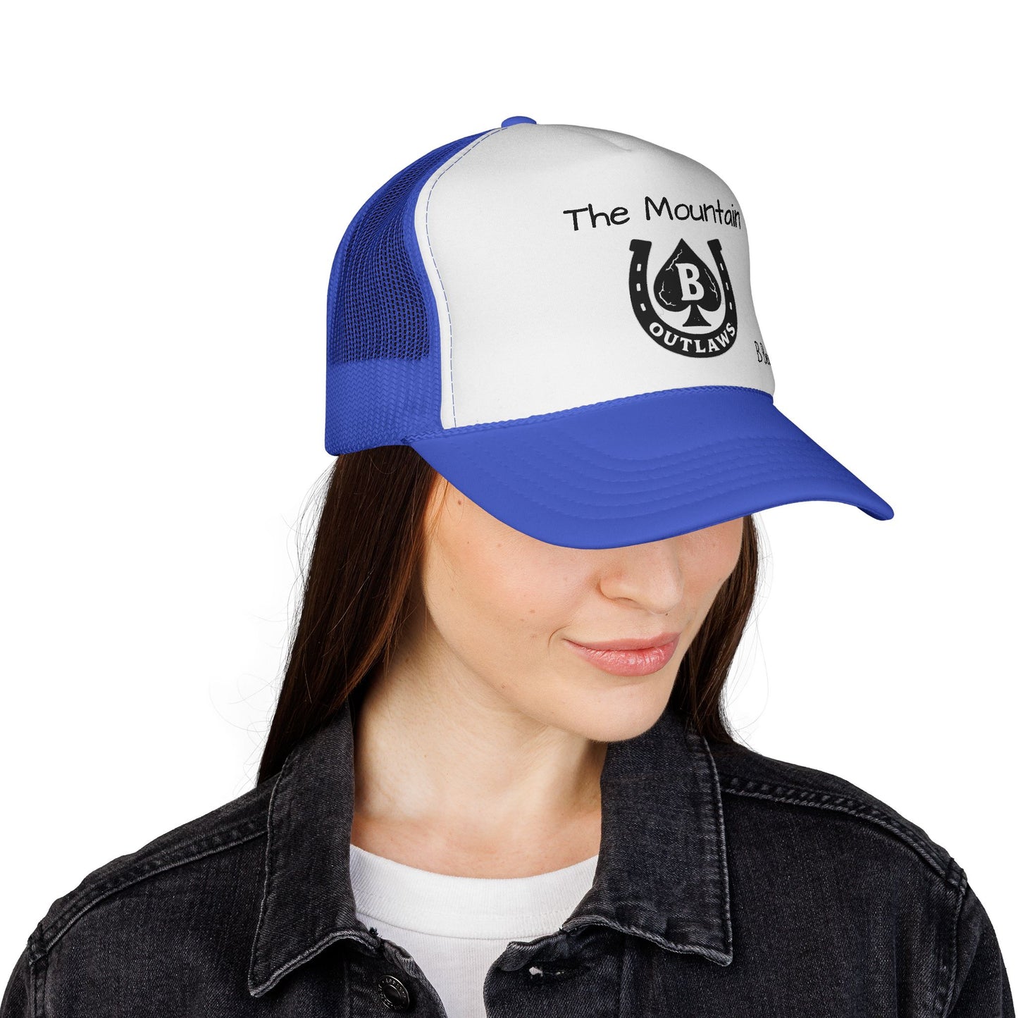 The Mountain Outlaws Trucker Hat – Red White Blue Edition