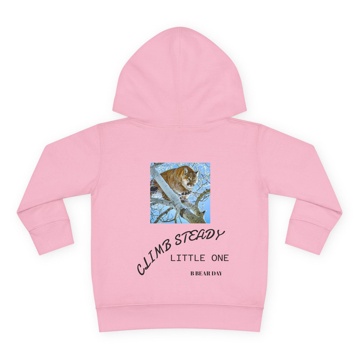 Climb Steady Hoodie – Little Outlaws Pink Cub Edition
