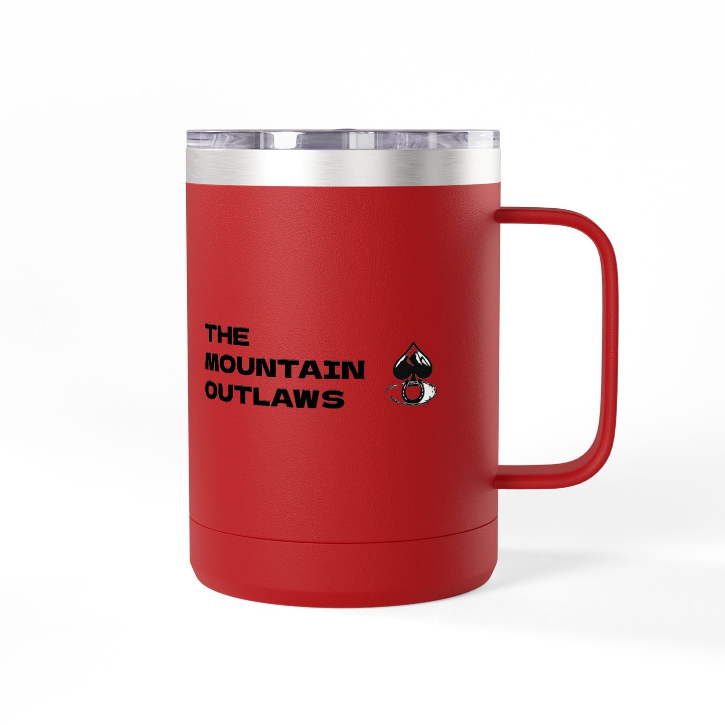 Mountain Outlaws Coffee Mug Tumbler, Perfect for Campers, Outdoorsy Gifts, Travel Mug, Adventure Lovers, Gift for Him/Her