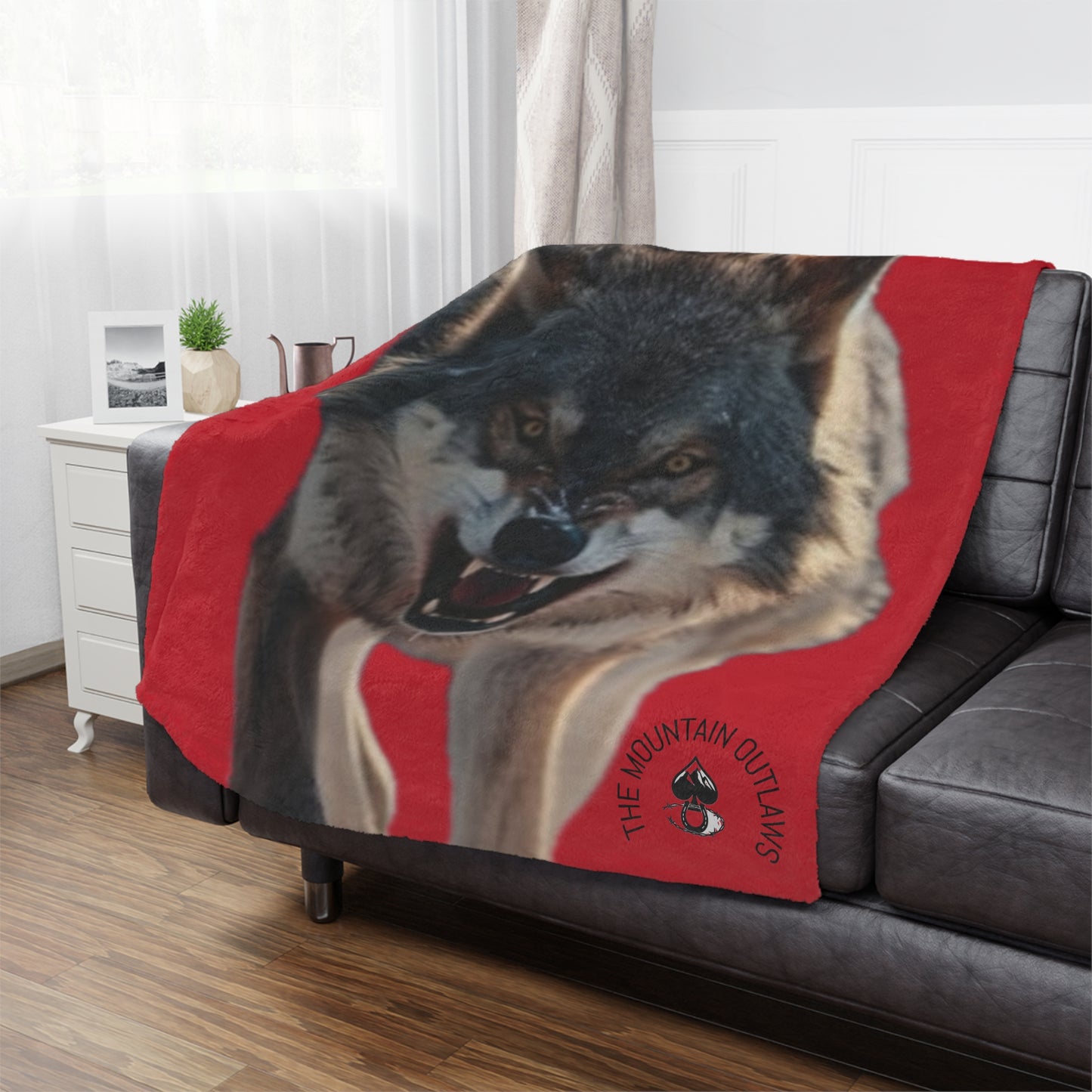 The Wolf Snarl Blanket – Red Means You Bit Back