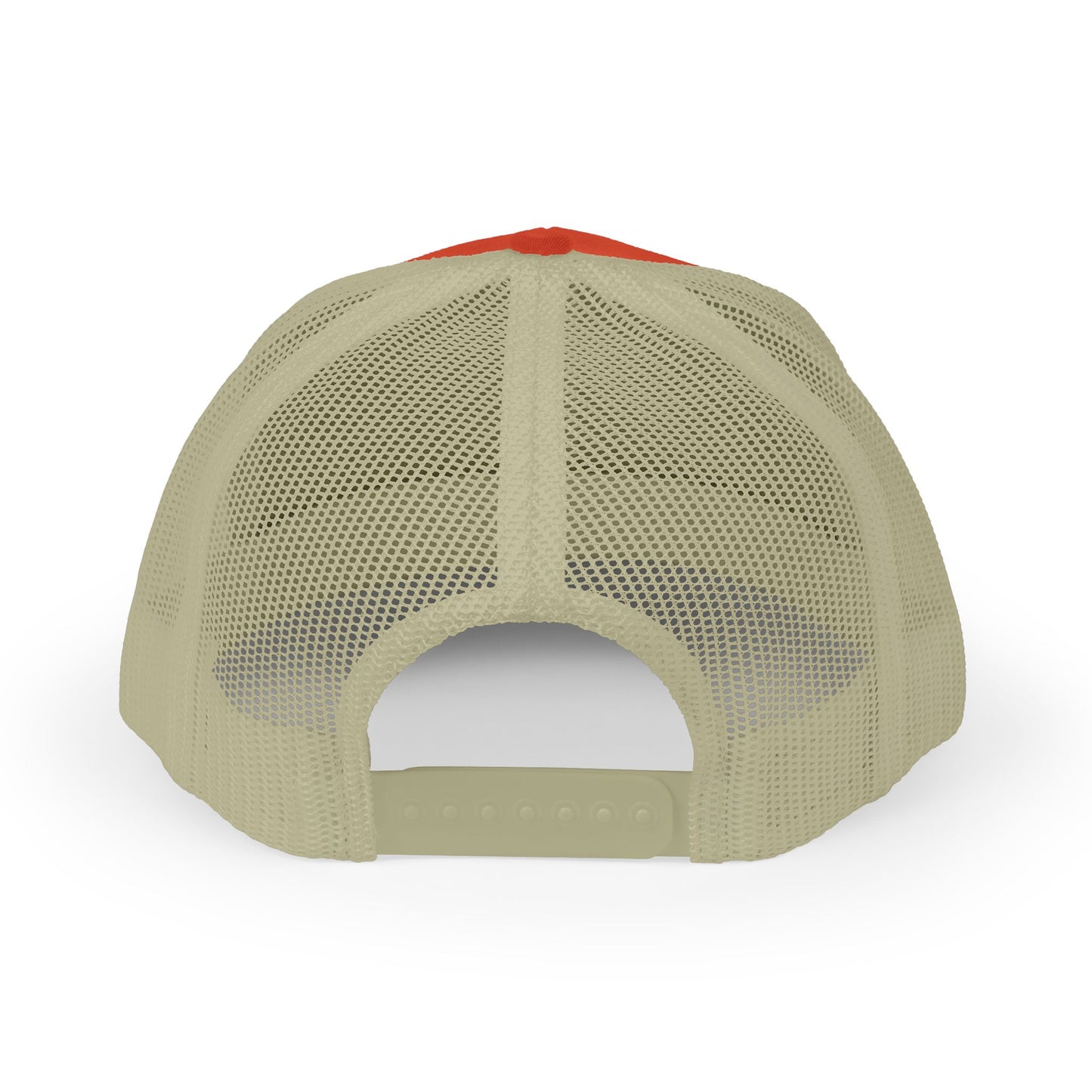 Hunter Orange “Huntin’ Mass & Spankin’ Ass” Trucker Hat – Rustic Orange/Khaki