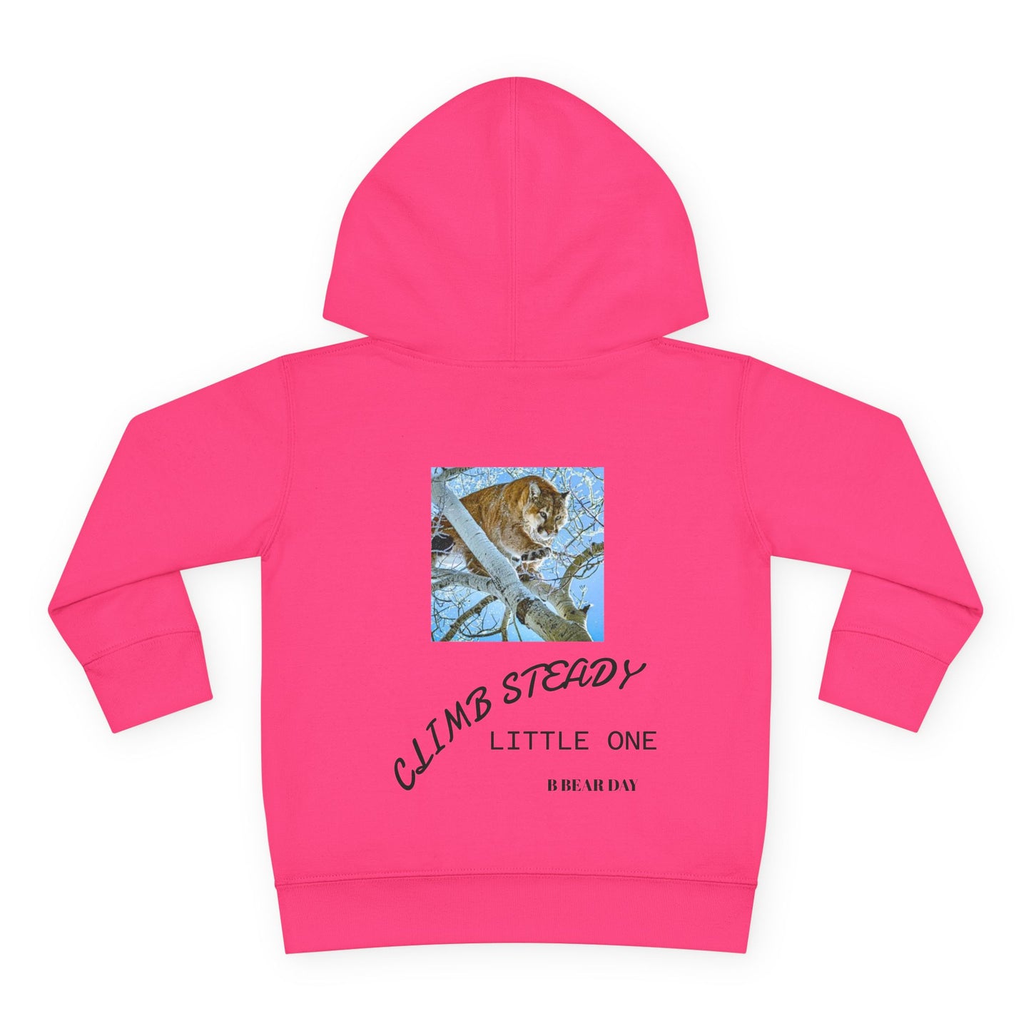 Climb Steady Hoodie – Little Outlaws Pink Cub Edition