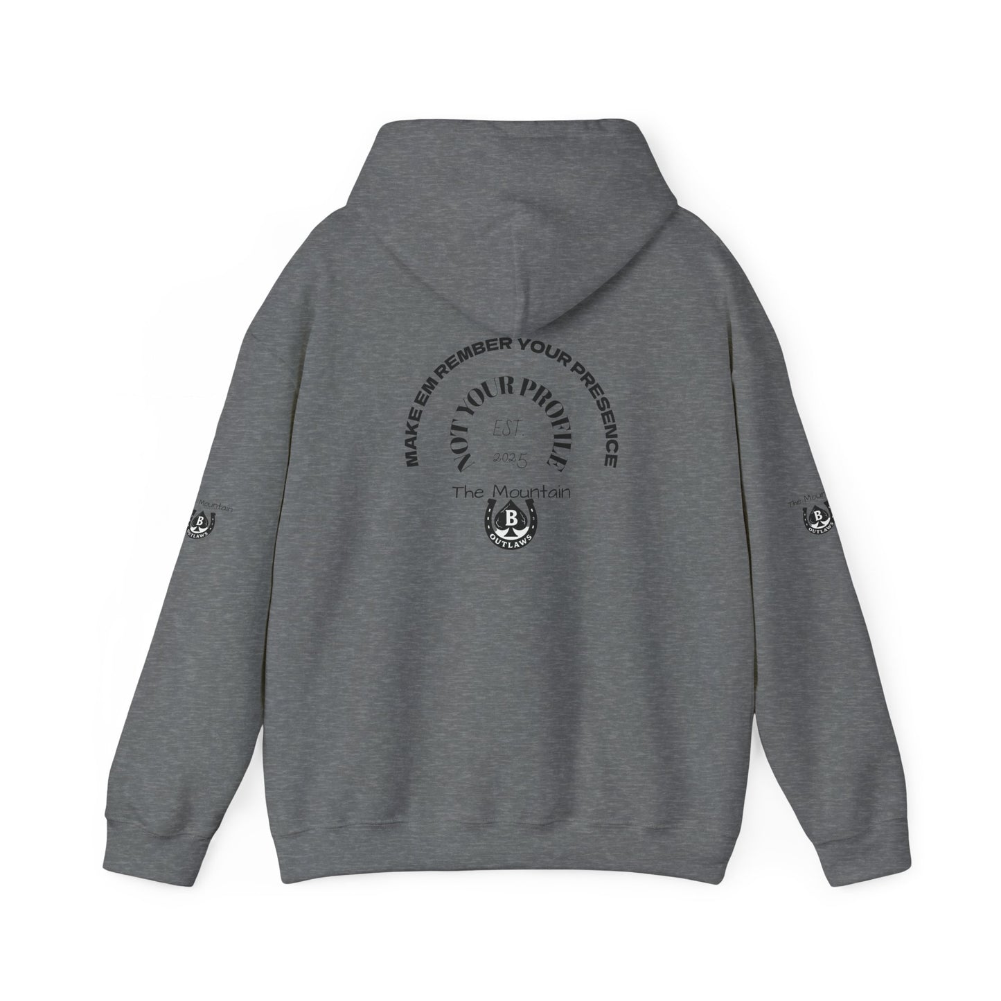 Presence Over Profile Hoodie – Mountain Outlaws Edition