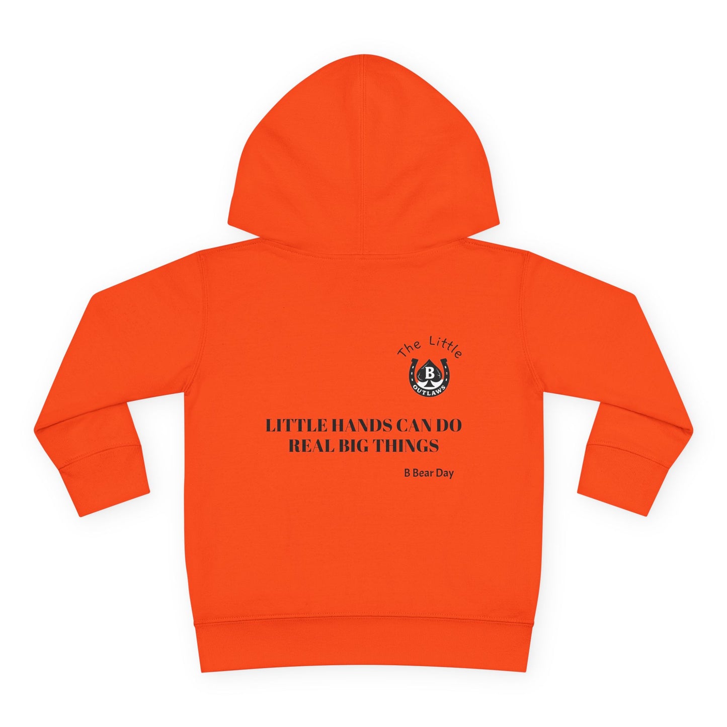 Little Hands Big Things Hoodie – Little Outlaws Blue Edition