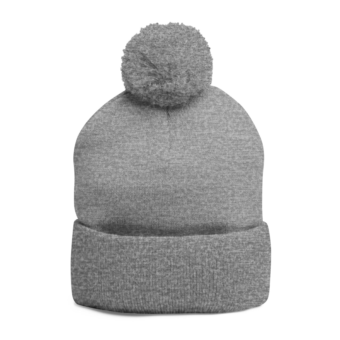Cozy Pom-Pom Knit Cap, Winter Beanie, Embroidered Hat, Cute Knit Cap, Trendy Winter Accessory, Perfect Gift for Him/Her
