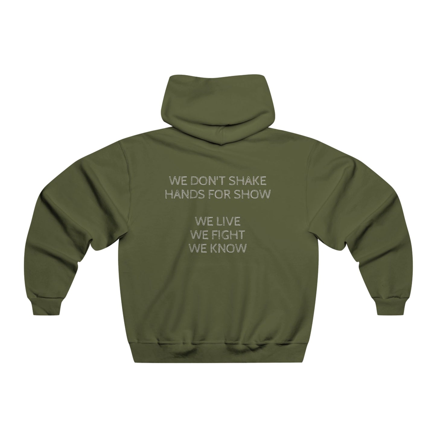 The Creed Hoodie – We Live. We Fight. We Know.