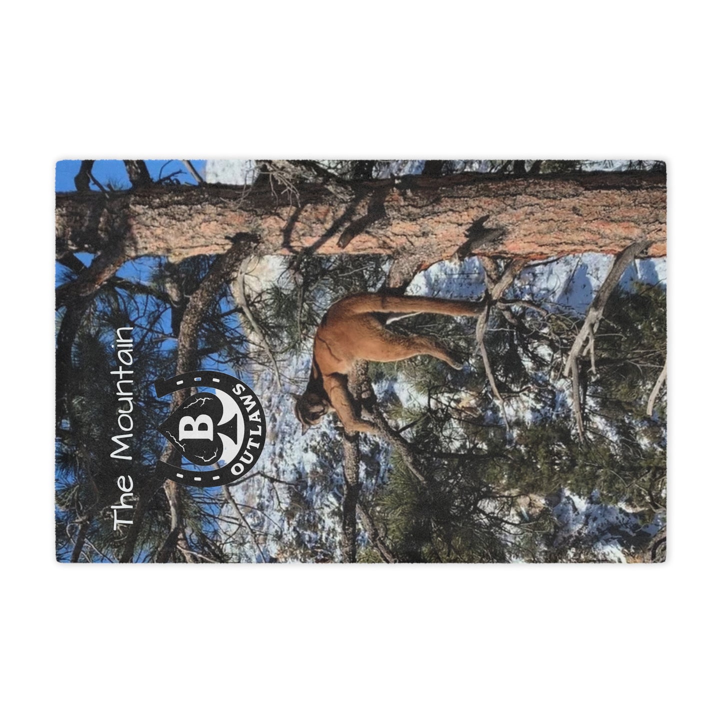 The Climb Blanket – Mountain Outlaws Tree Blood Edition