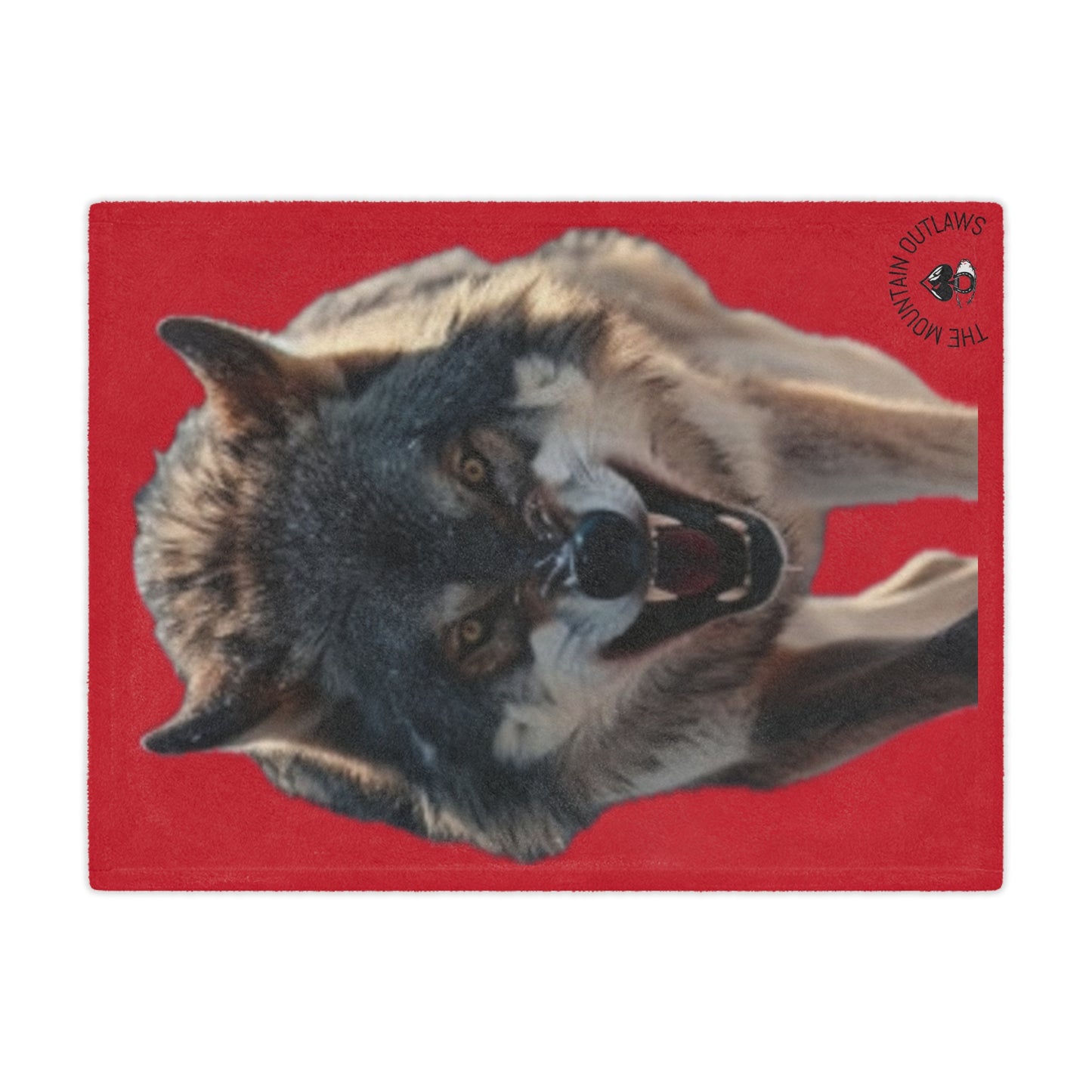 The Wolf Snarl Blanket – Red Means You Bit Back