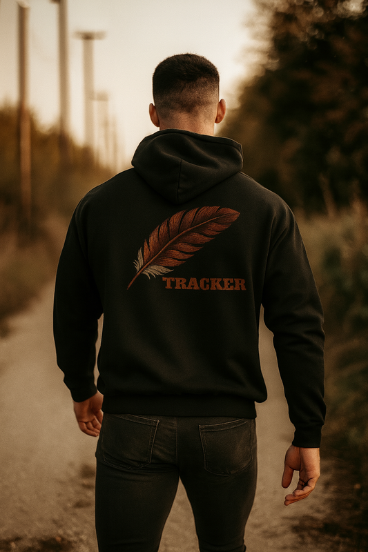 Cozy Unisex Full Zip Hoodie with 'Tracker' Design
