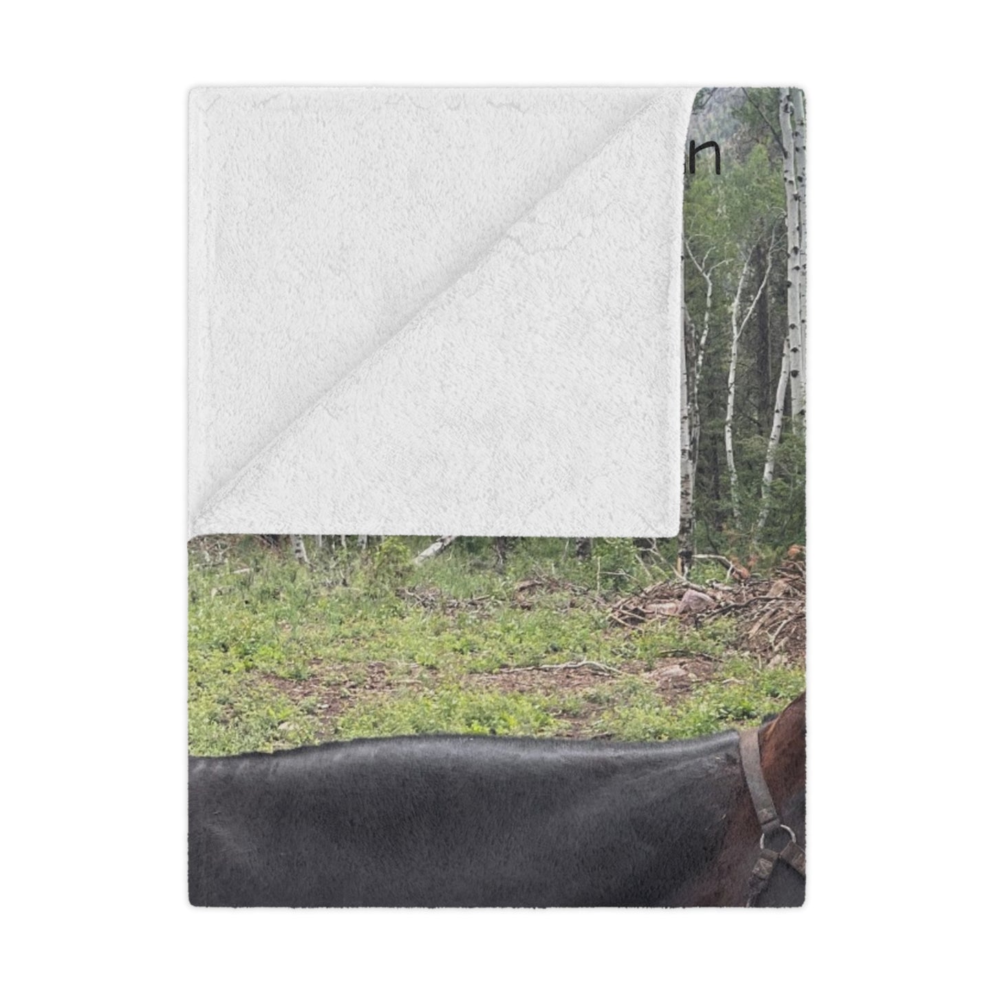 Rustic Outdoor Minky Blanket,The Bond Blanket – Mountain Outlaws Load & Loyalty Edition