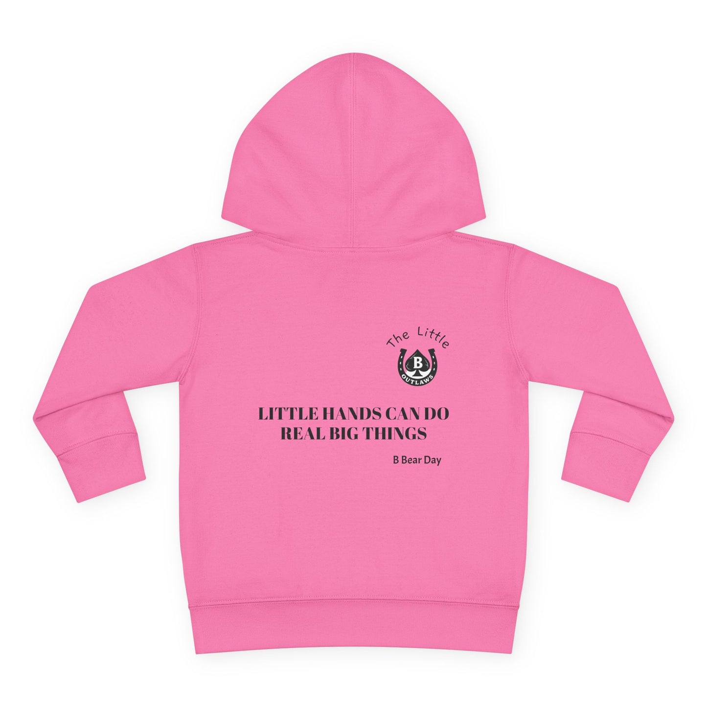 Little Hands Big Things Hoodie – Little Outlaws Blue Edition