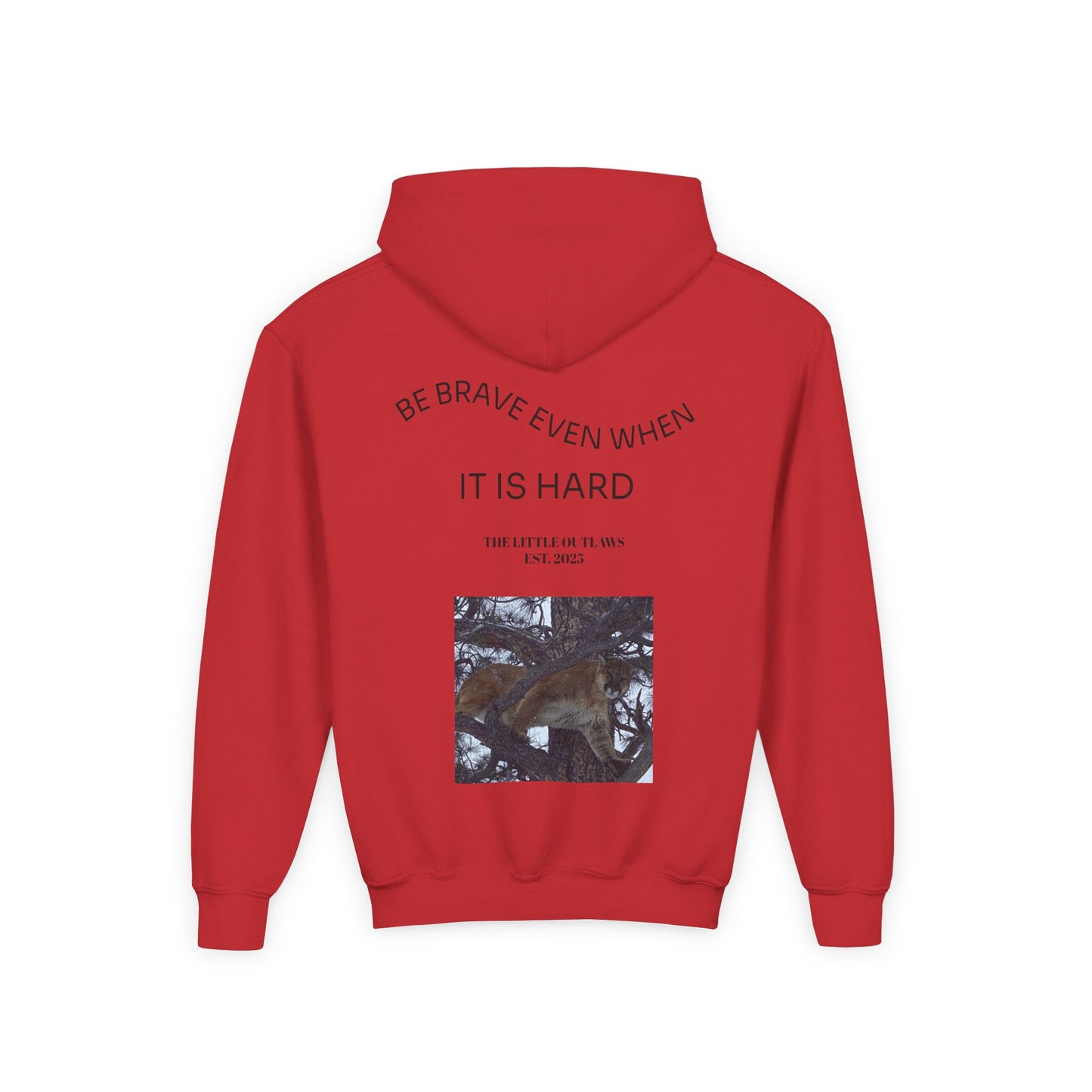 Be Brave Even When It’s Hard – Little Outlaws Hoodie