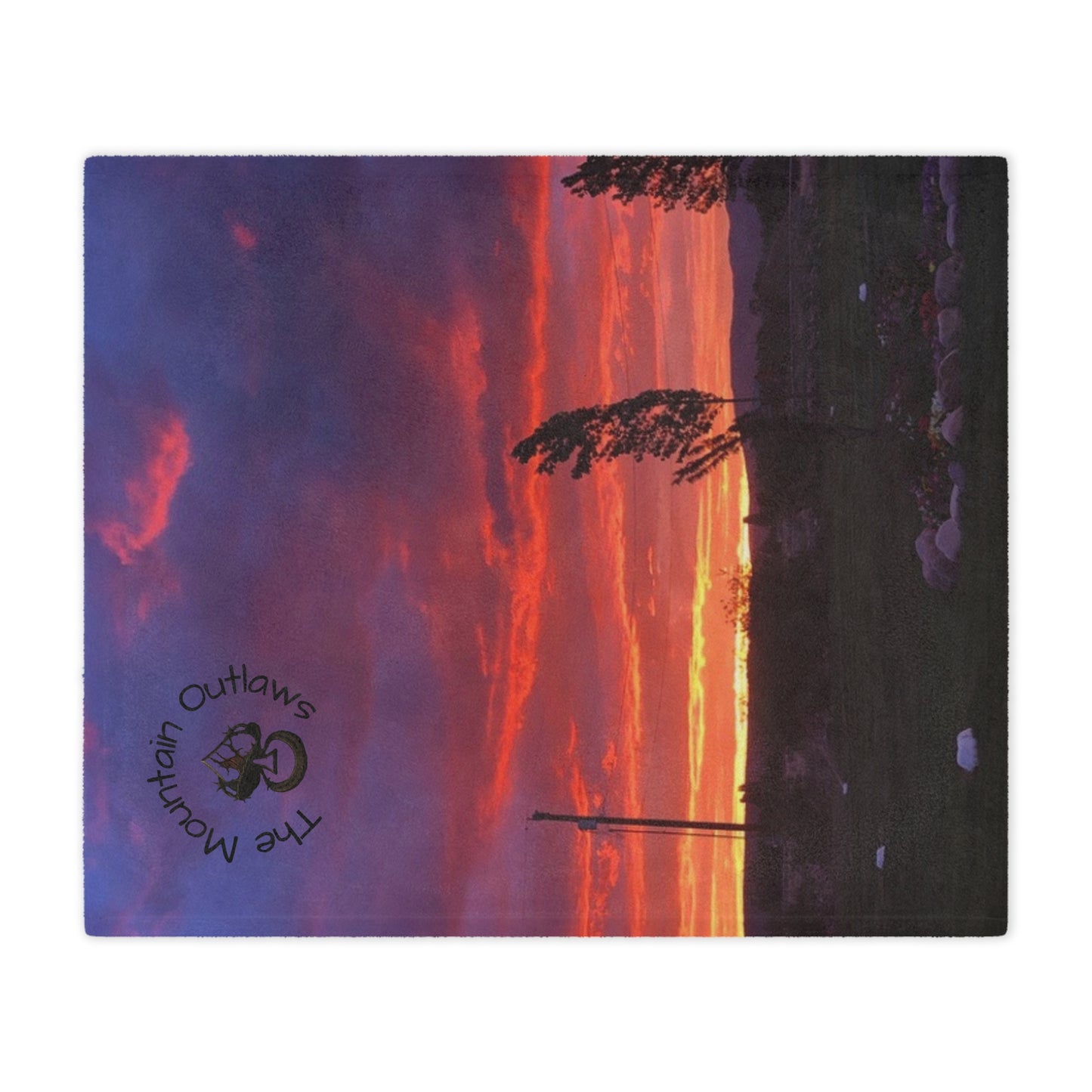 “Last Light” Western Sunset Blanket – Mountain Outlaws Gear